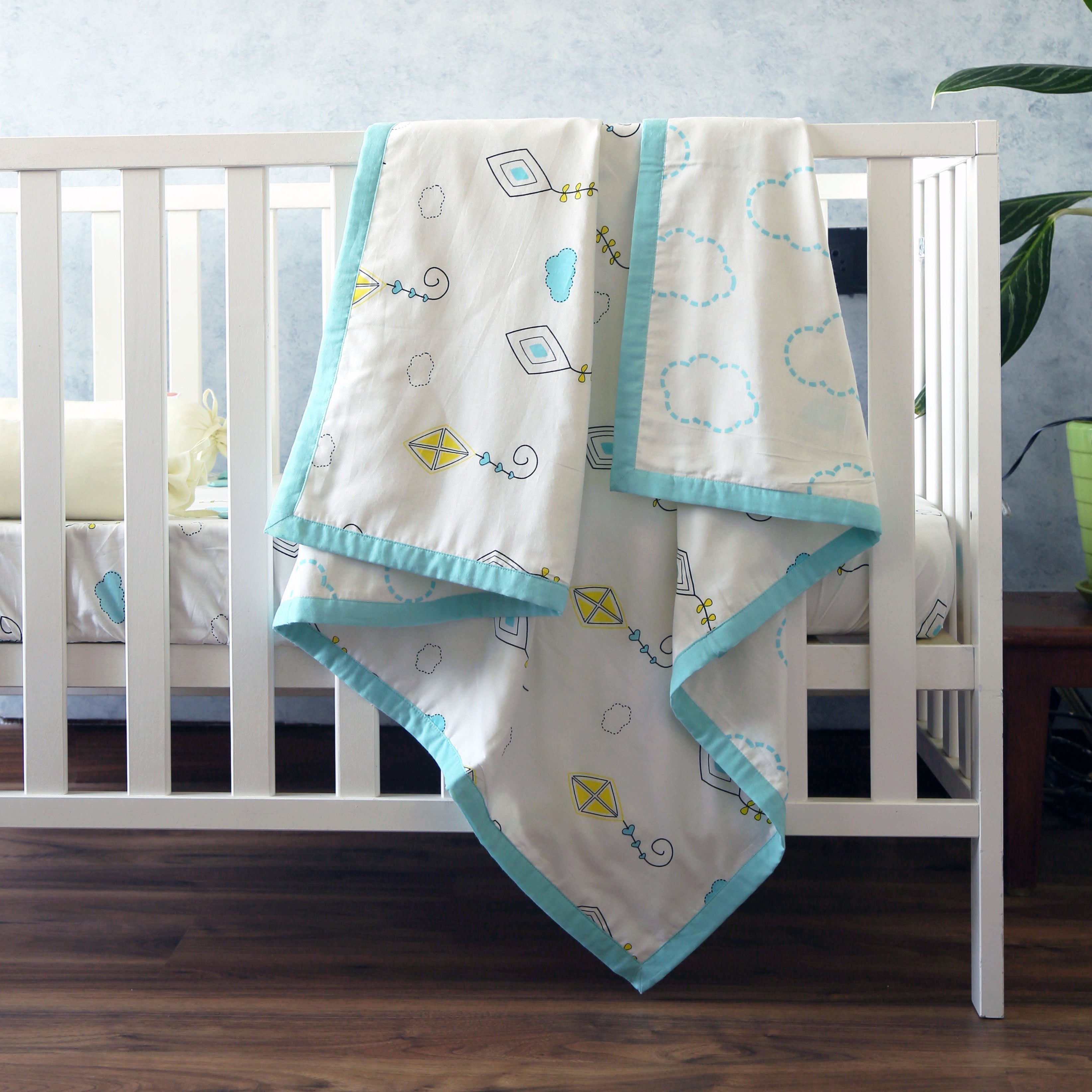 Fly Away High - Organic Dohar (Day Blanket) - Oranges and Lemons