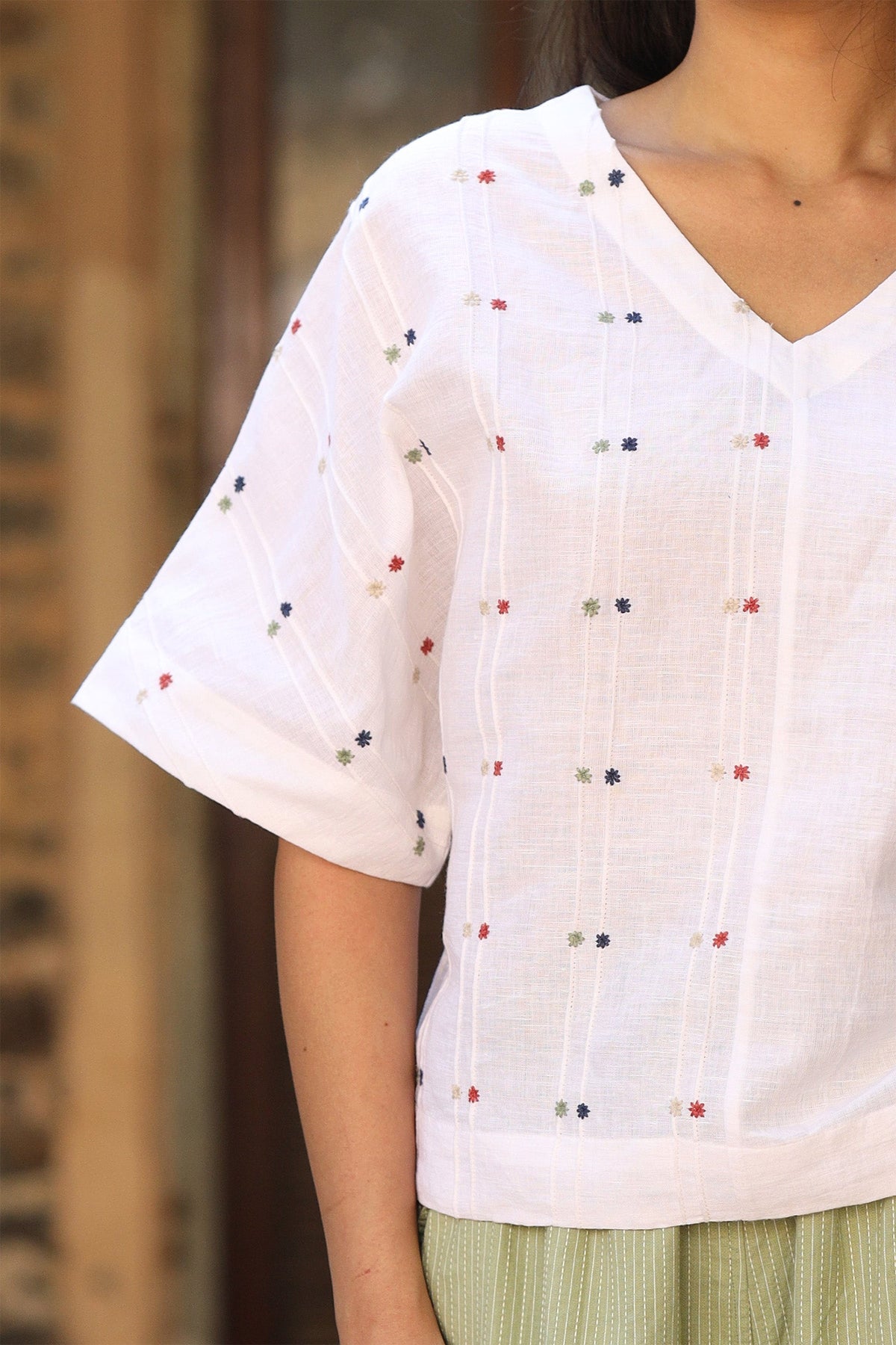 Boho White Top - Dhãran