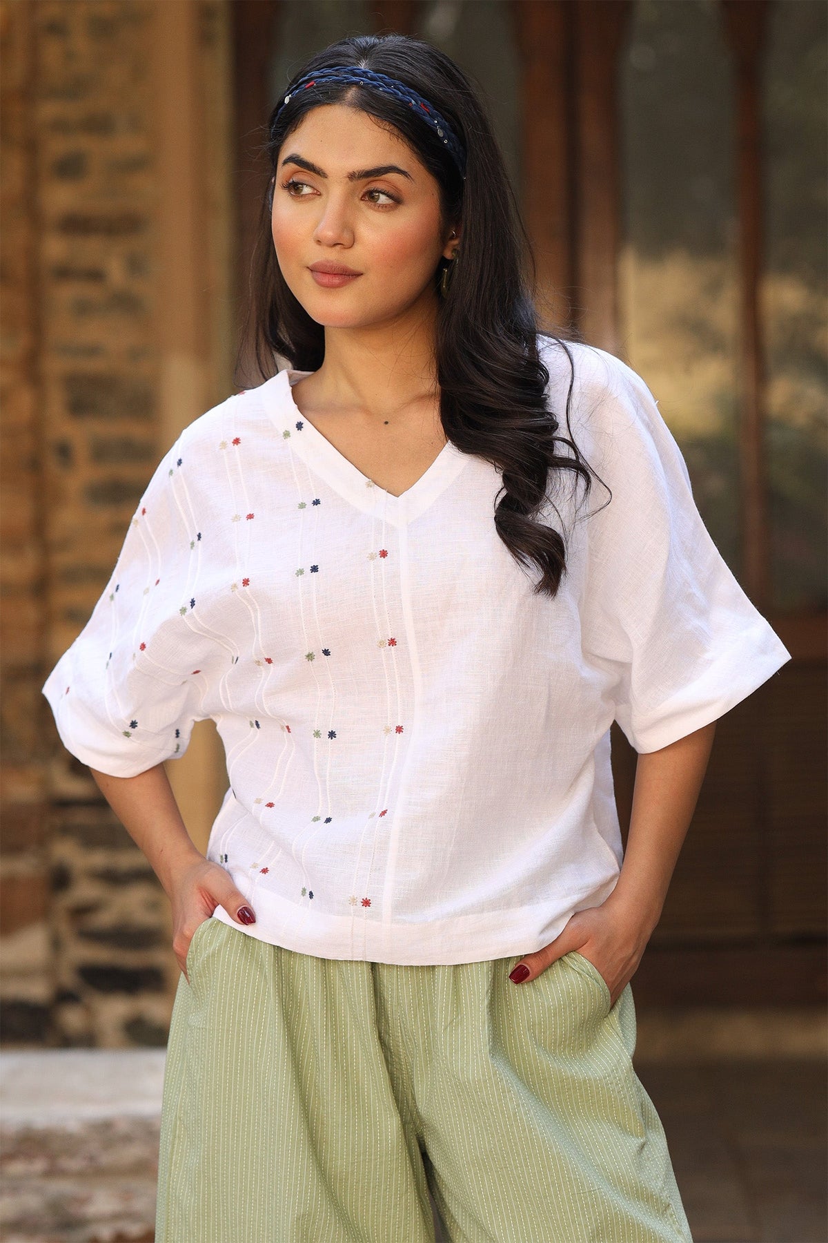 Boho White Top - Dhãran