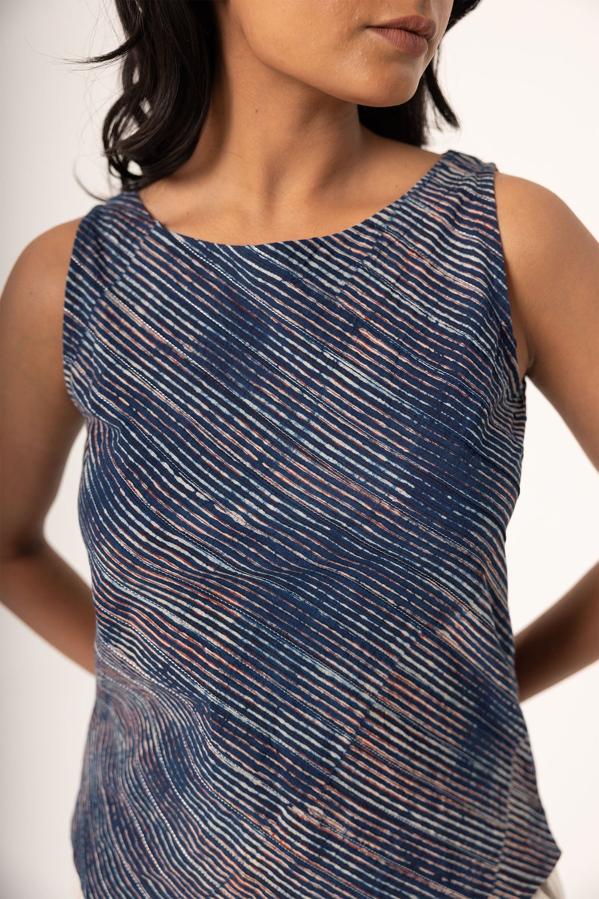 Slay Crop Top Indigo - Dhãran