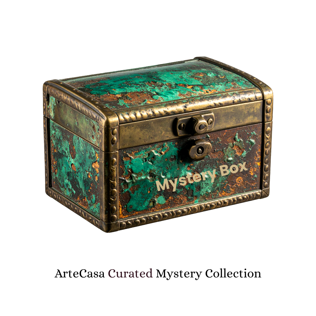 ArteCasa Mini Mystery Box featuring aesthetic vases, dried flowers and decorative candle holders