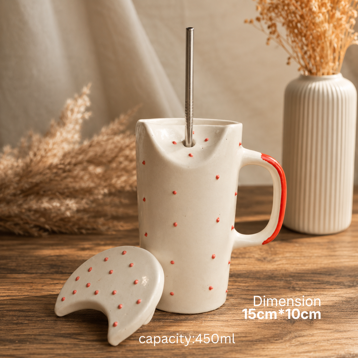 Artecasa Crimson Ceramic Sipper Hamper | Premium Raksha Bandhan Gift Hamper - https://artecasa.in/