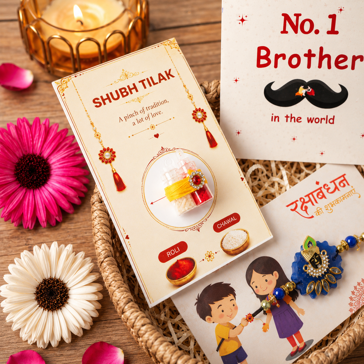 Artecasa Krishna Lover Bhai Rakhi Hamper - https://artecasa.in/