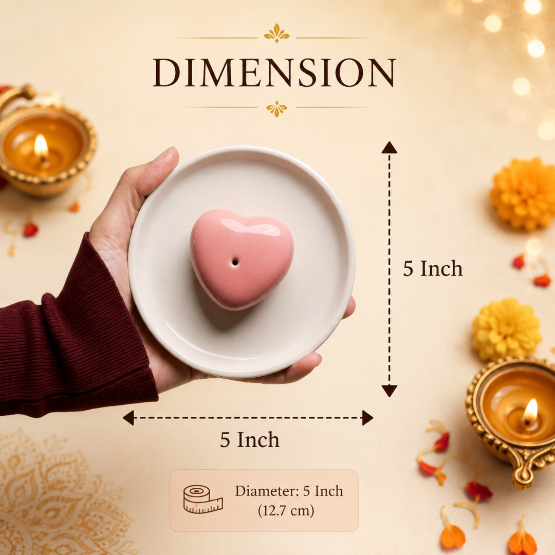 Midnight Heart Agarbatti Gift Box | Diwali Gift Hamper with Shubh Labh & Mata Laxmi Charan - https://artecasa.in/