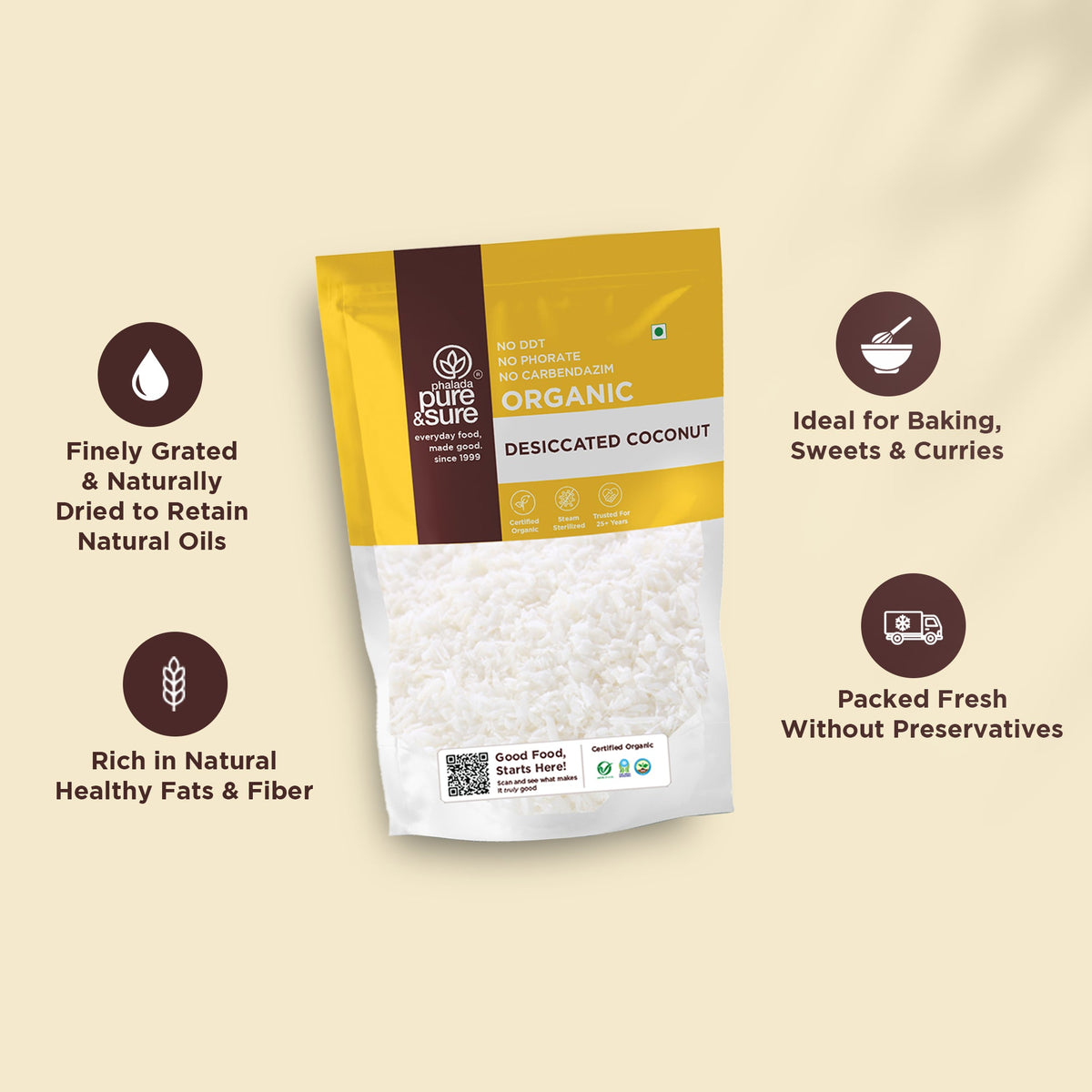 desiccated coconut uses