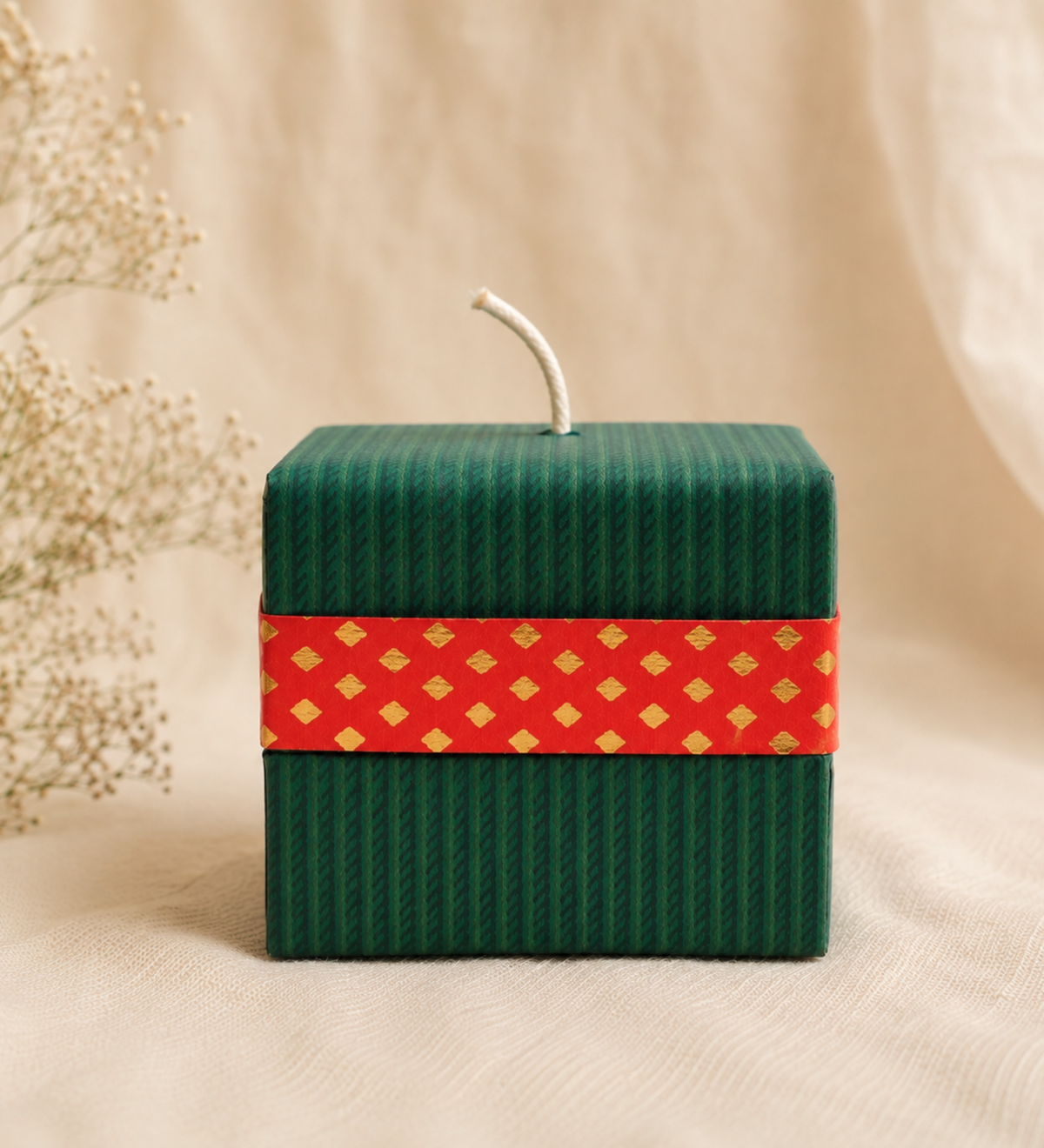 Sutli Bomb Box Diwali Gift Hamper with Matka Candle, Mata Laxmi Charan & Shubh Labh - https://artecasa.in/