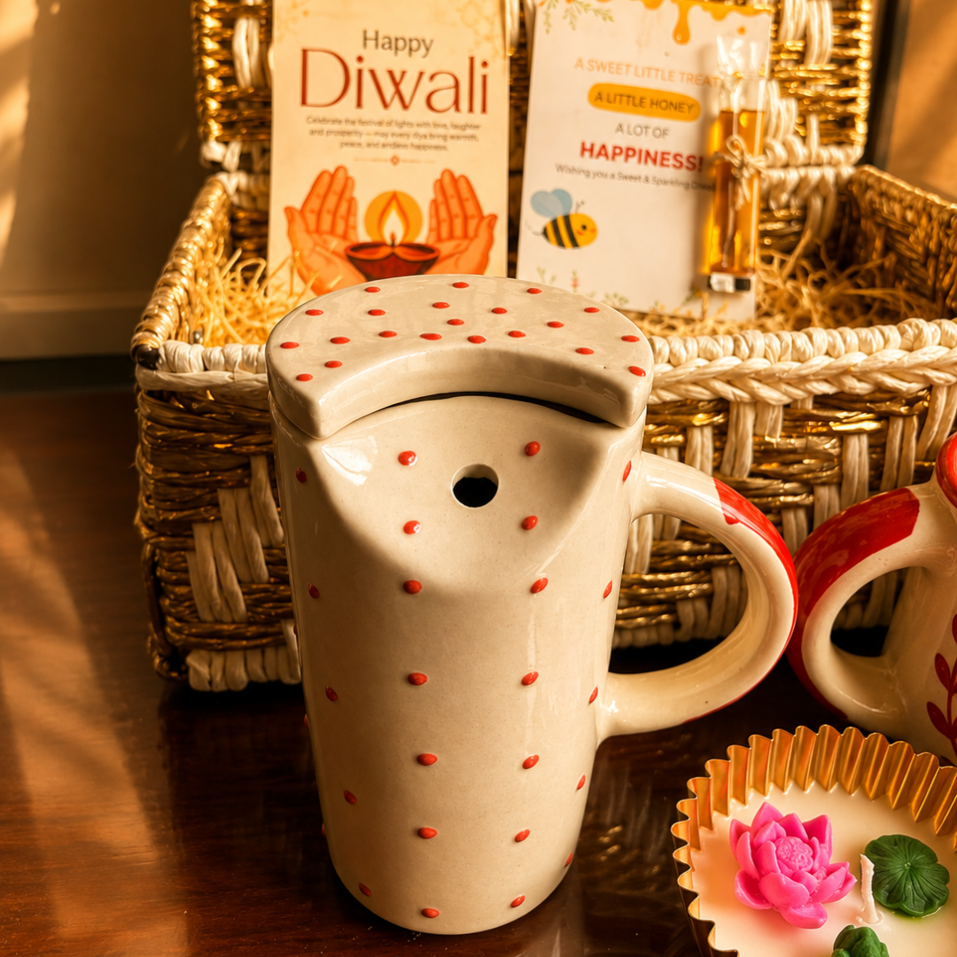 Ruby Sip Tumbler & Mug Gift Basket – Premium Diwali Gift Hamper - https://artecasa.in/