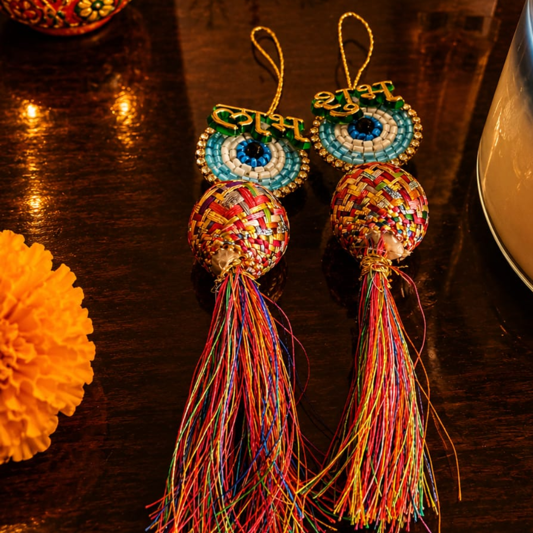 Nazar Glow Diwali Candle Gift Hamper – Festive Evil Eye Gift - https://artecasa.in/