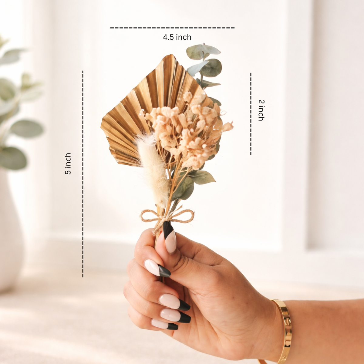 Earth Essence Vase with Dried Flowers | Elegant Home Décor - https://artecasa.in/