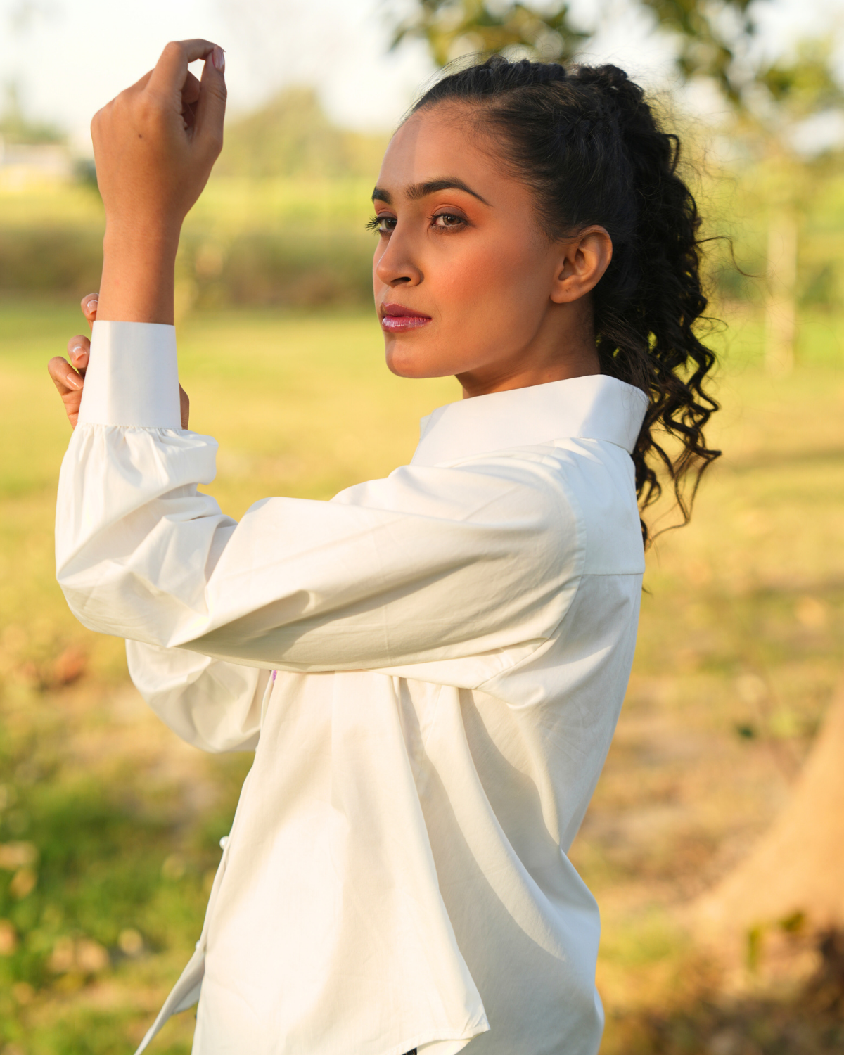 Evva Hand-Embroidered Shirt – hand-embroidered 100% cotton – RASRA MAI