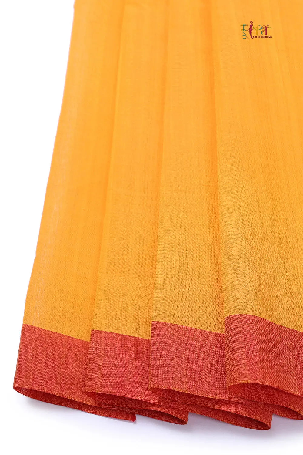 White Handloom Cotton Kanchi Saree-Sutra Art of Clothing