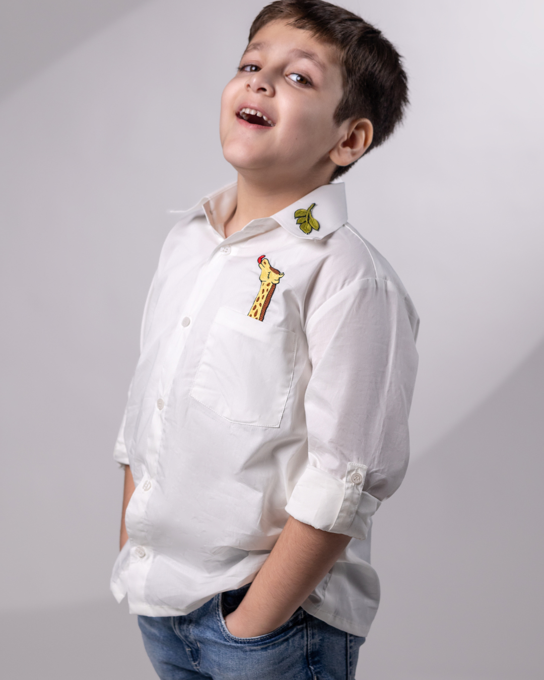 Ayaan Hand-Embroidered Shirt – hand-embroidered 100% cotton – RASRA MAI