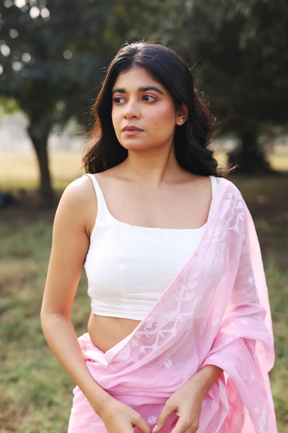 Shwet (White) Basic Blouse-Sutra Art of Clothing