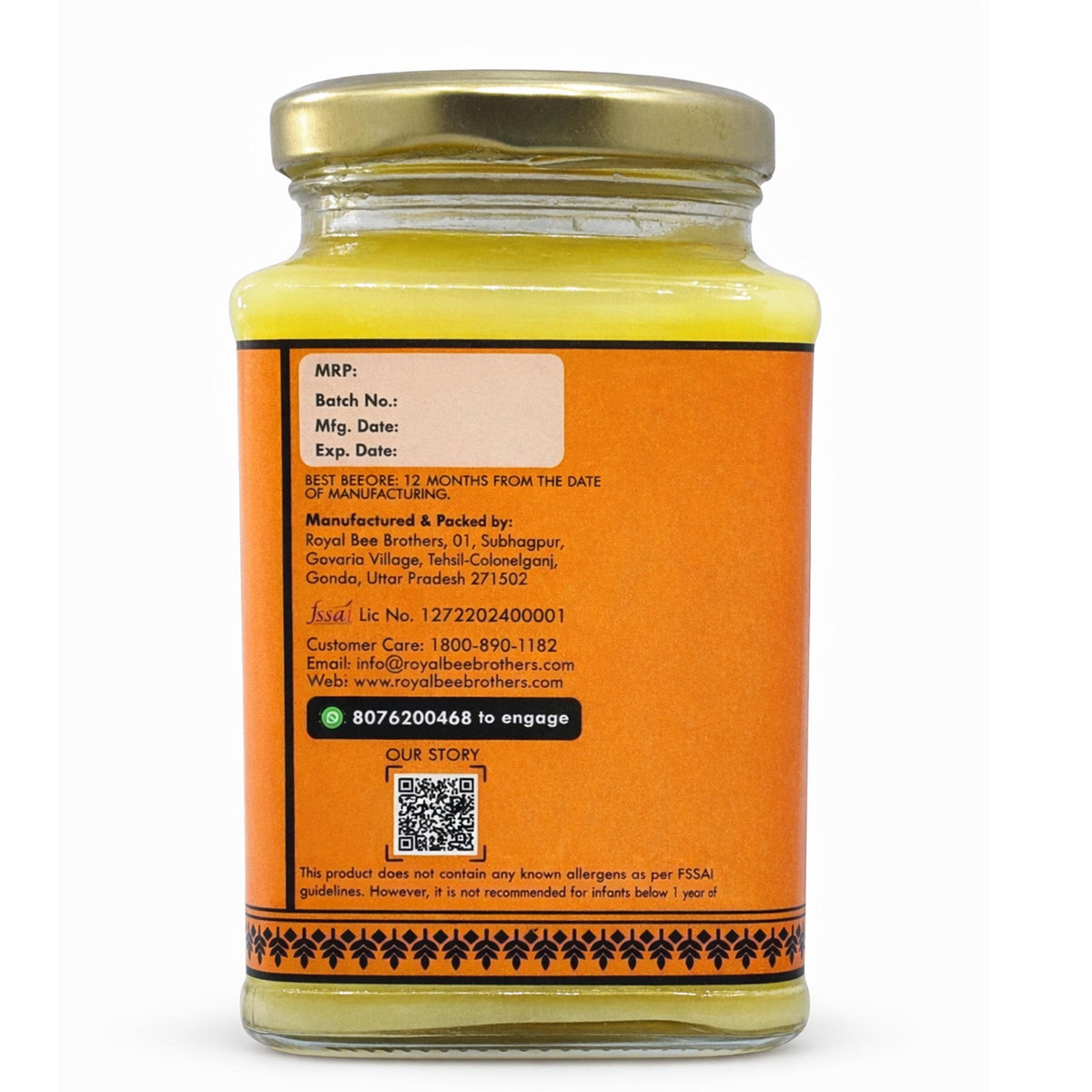 Desi A2 Cow Ghee made from traditional bilona method using A2 milk.
Pure, aromatic ghee rich in nutrients, ideal for cooking, immunity and authentic Indian taste.