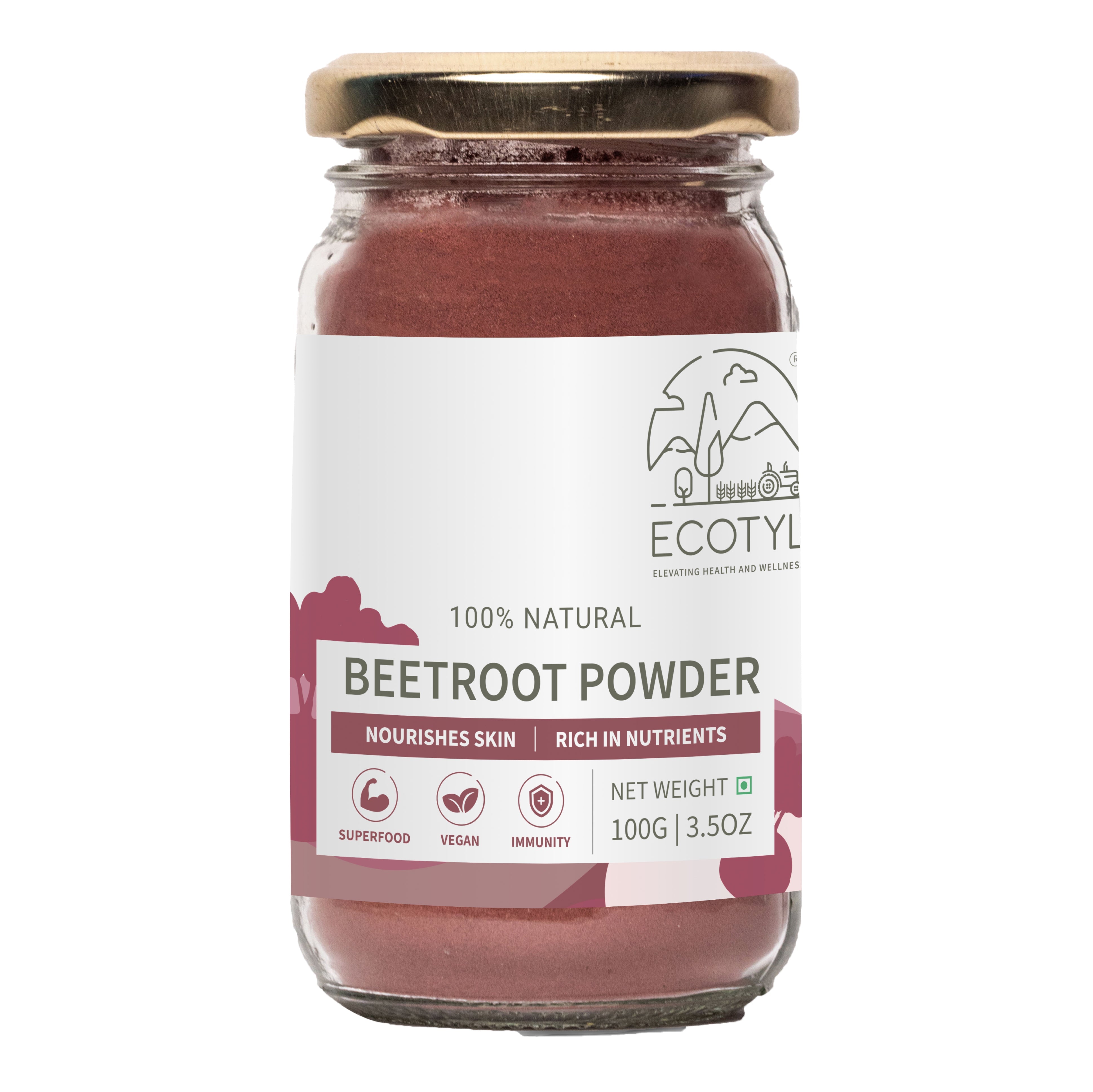 Beetroot Powder - Ecotyl - 100% Organic I Sustainable