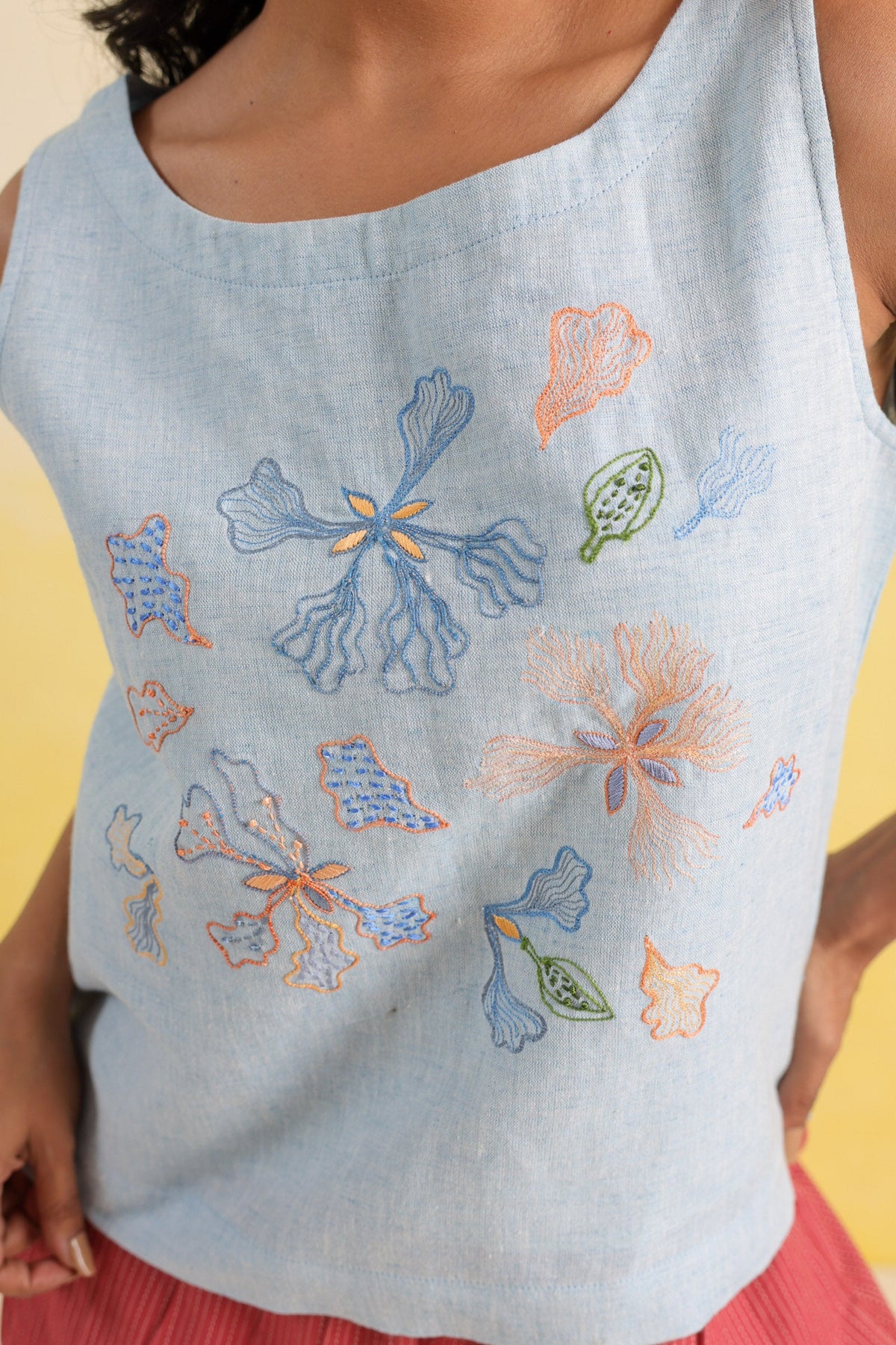 Bloom Blue Top - Dhãran