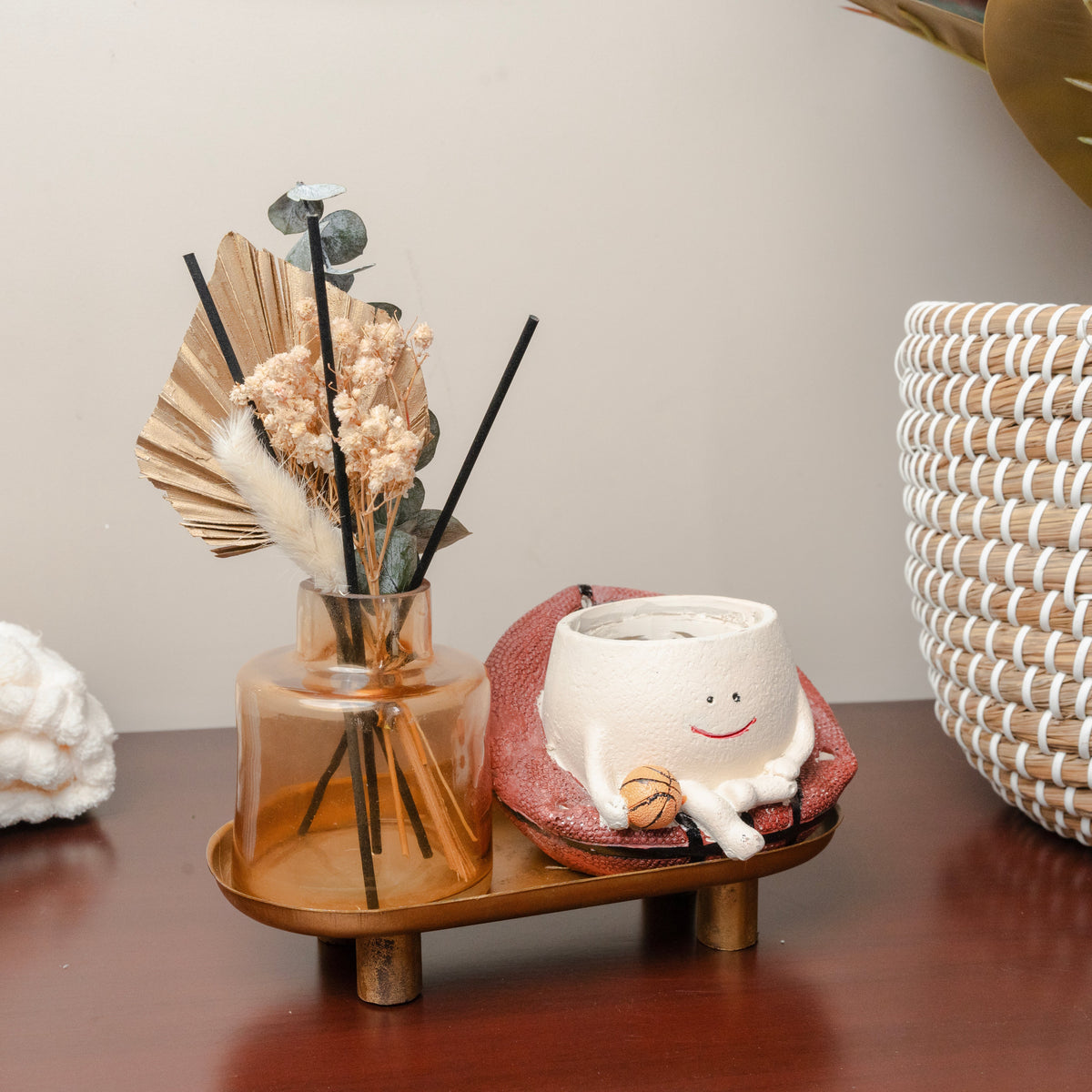 Earth Essence Reed Diffuser Garden Set | Home Fragrance & Dried Flowers. - https://artecasa.in/