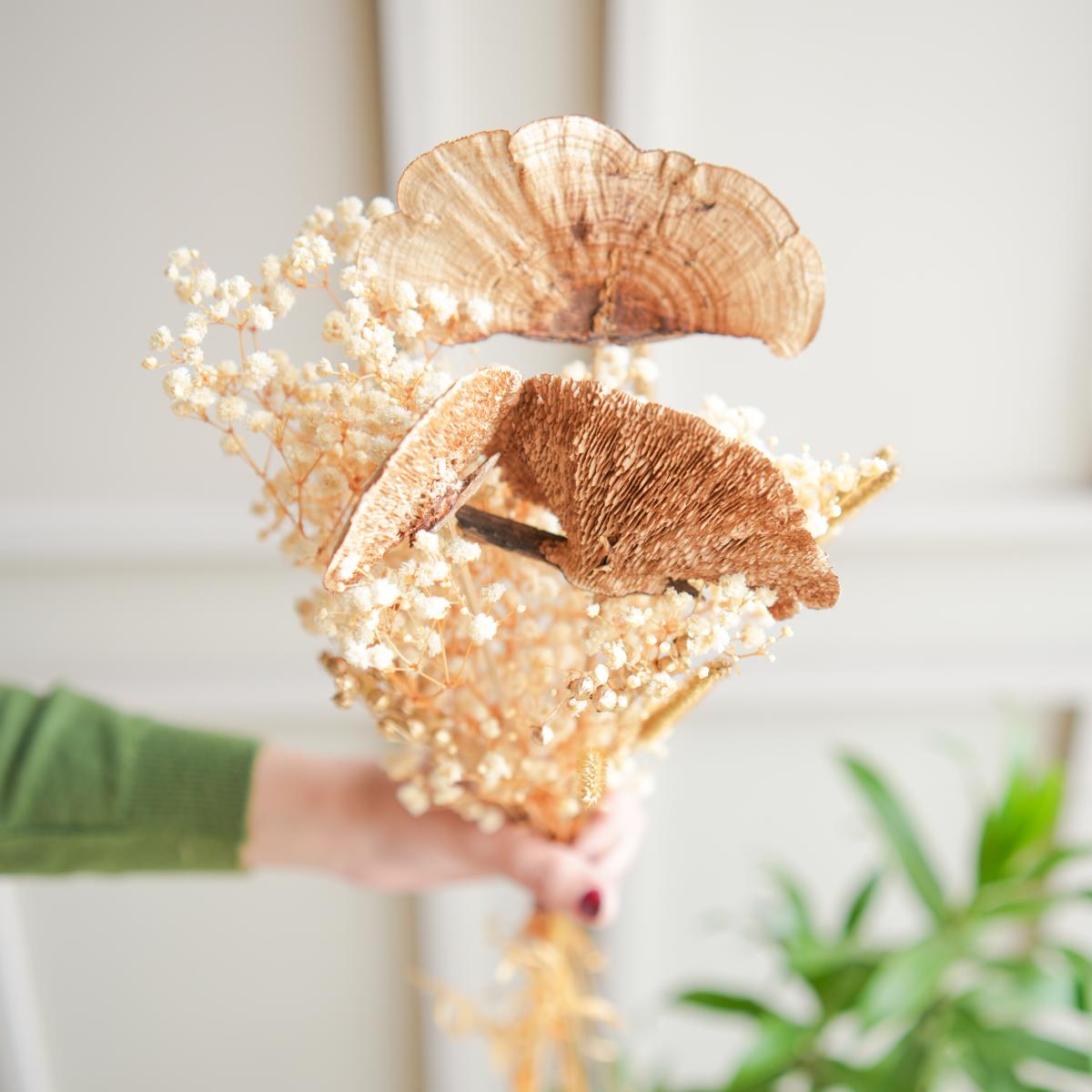 Golden harvest bunch with snow white vase - https://artecasa.in/