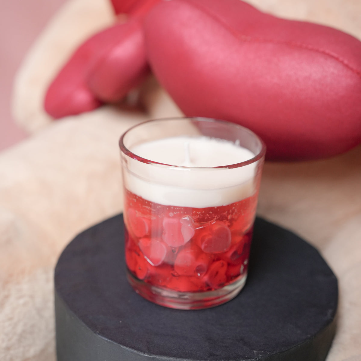 Scarlet Love Candle – Heart Shaped Valentine Candle | Artecasa - https://artecasa.in/