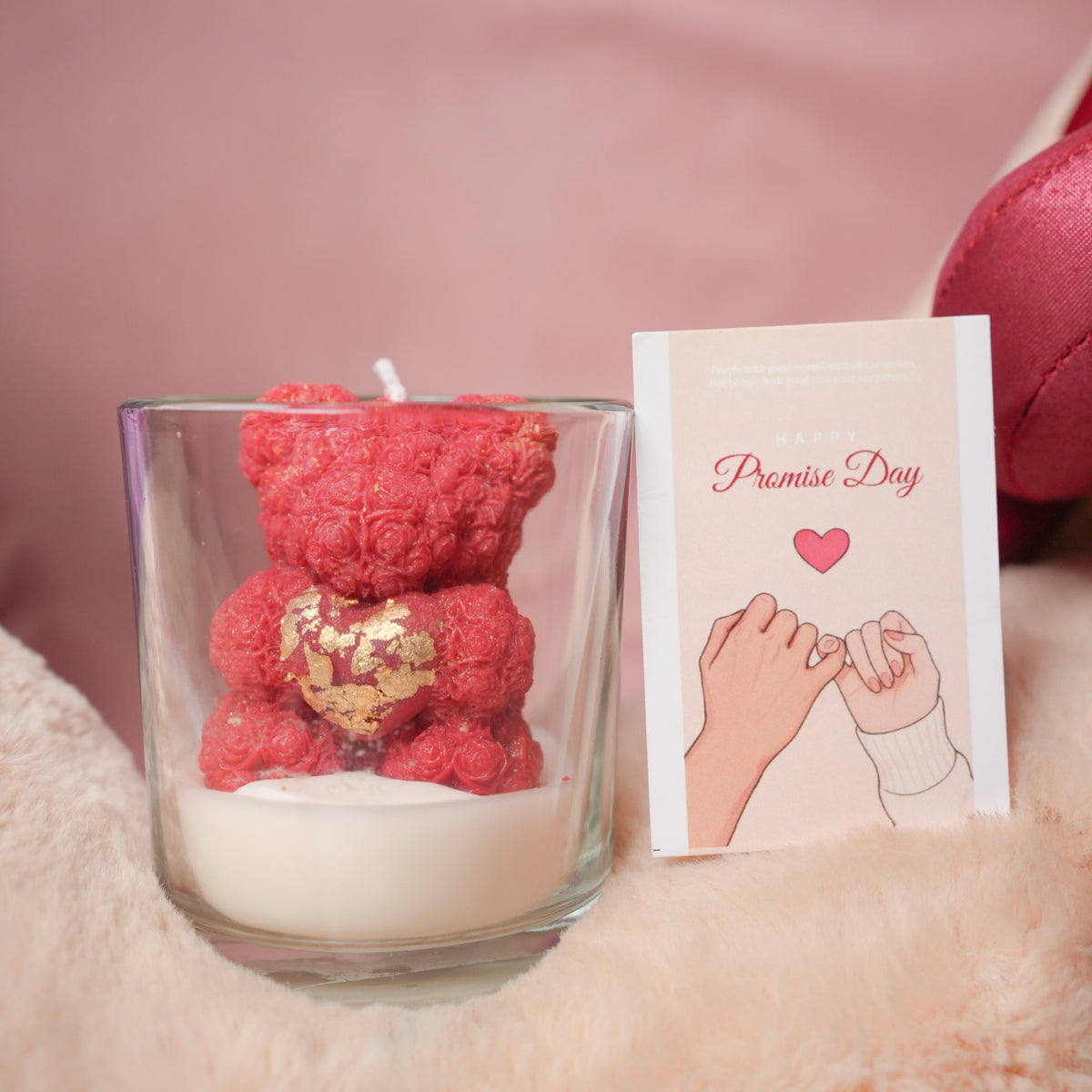 LoveBug Teddy Candle – Cute Teddy Valentine Candle | Artecasa - https://artecasa.in/
