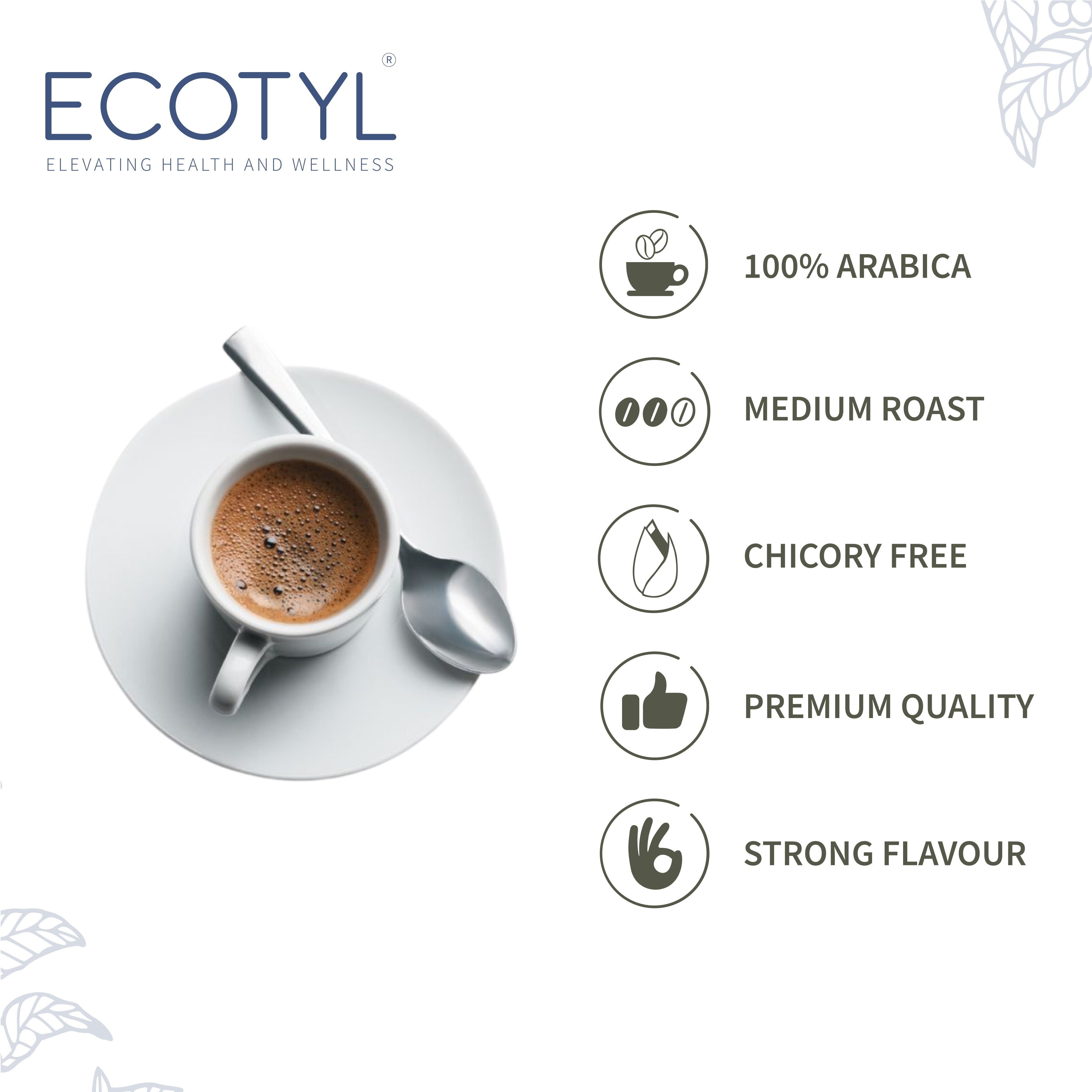 Coffee Powder - Ecotyl - 100% Organic I Sustainable