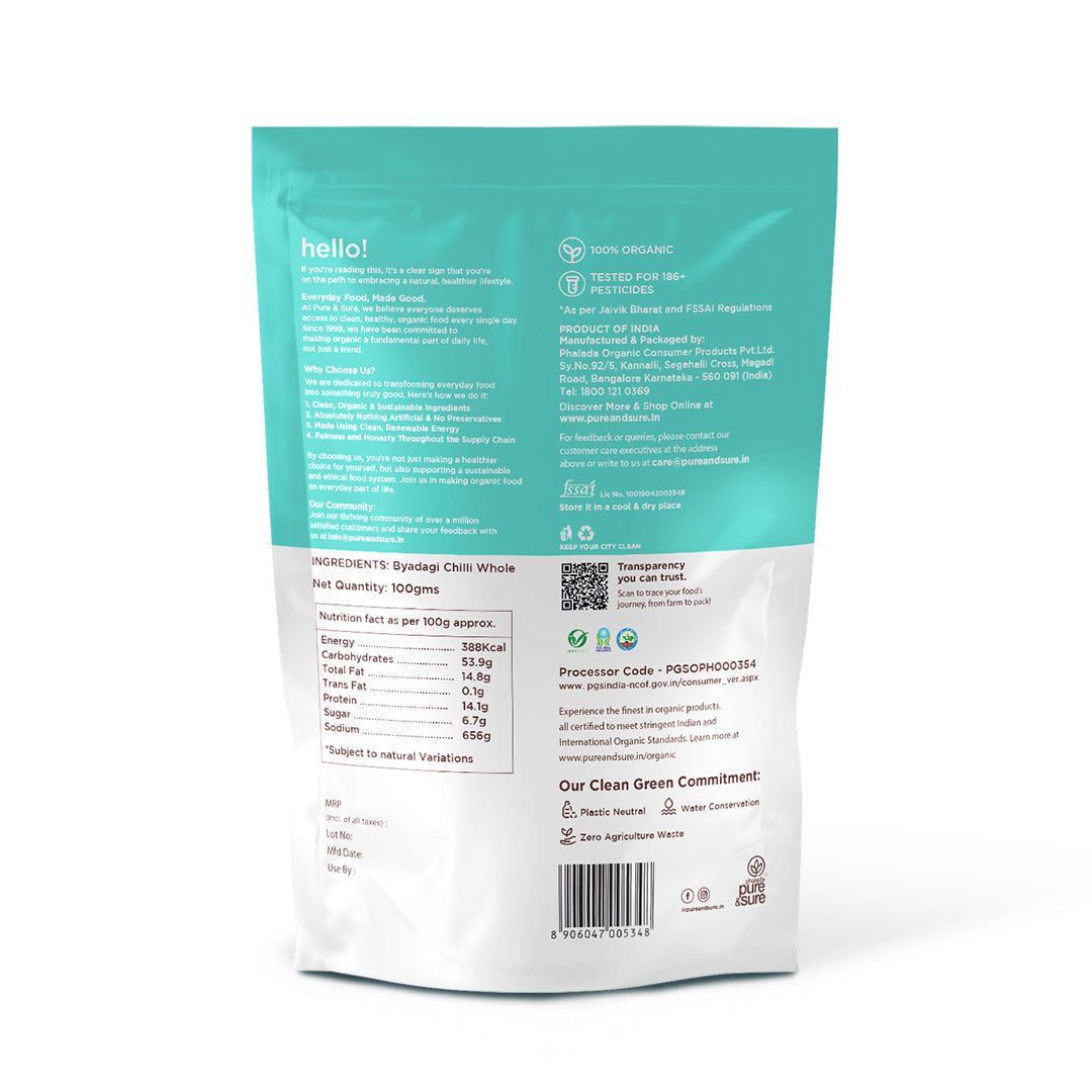 Organic Byadagi Chilli Back