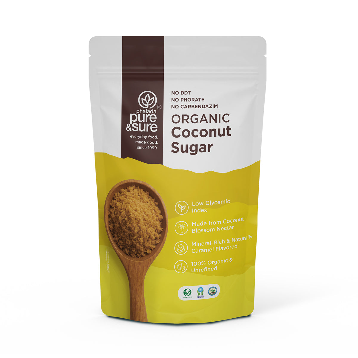 Phalada Pure and sure Organic coconut Sugar Front