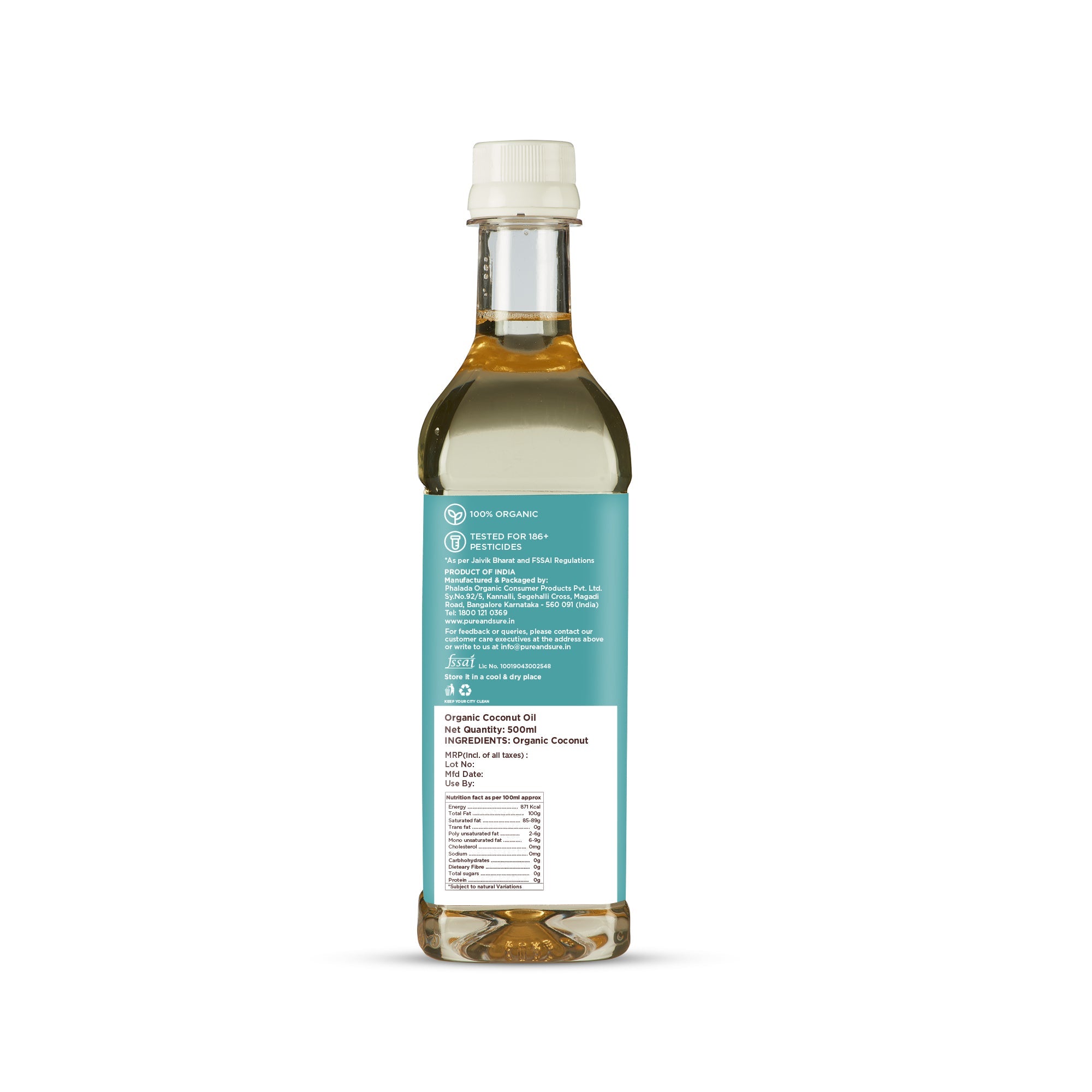 Cold Pressed Coconut Oil Nutrition