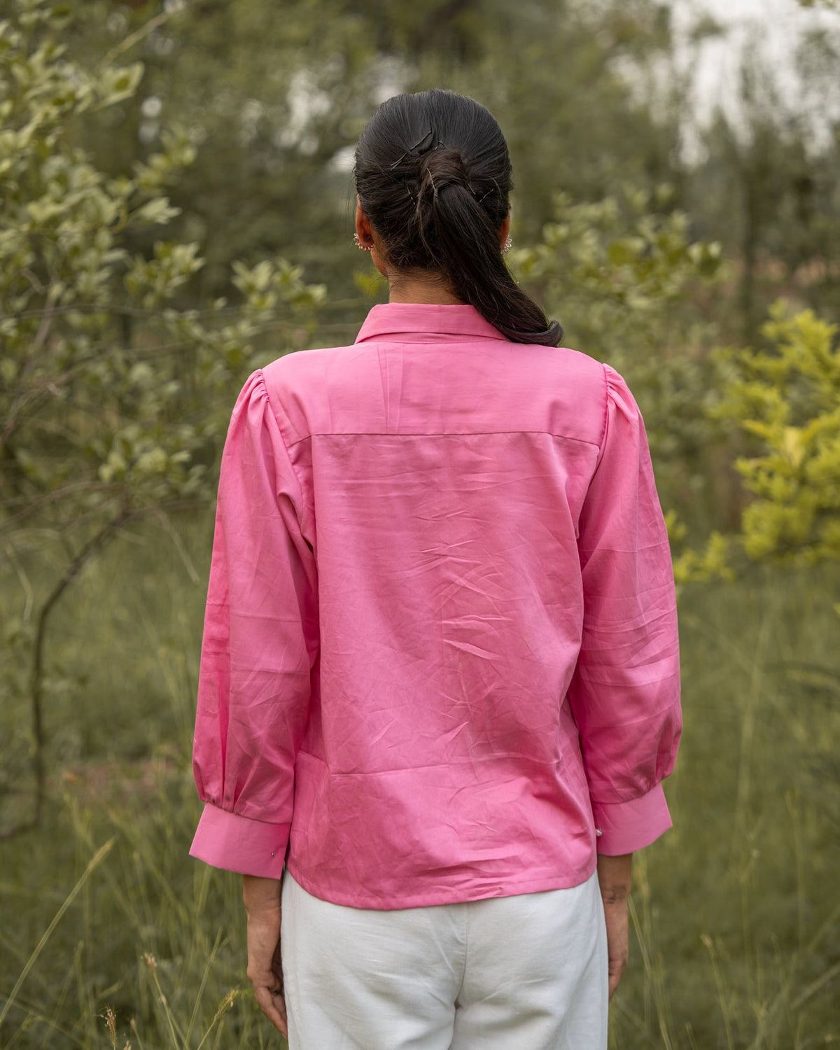 Geet Hand-Embroidered Shirt – hand-embroidered 100% cotton – RASRA MAI