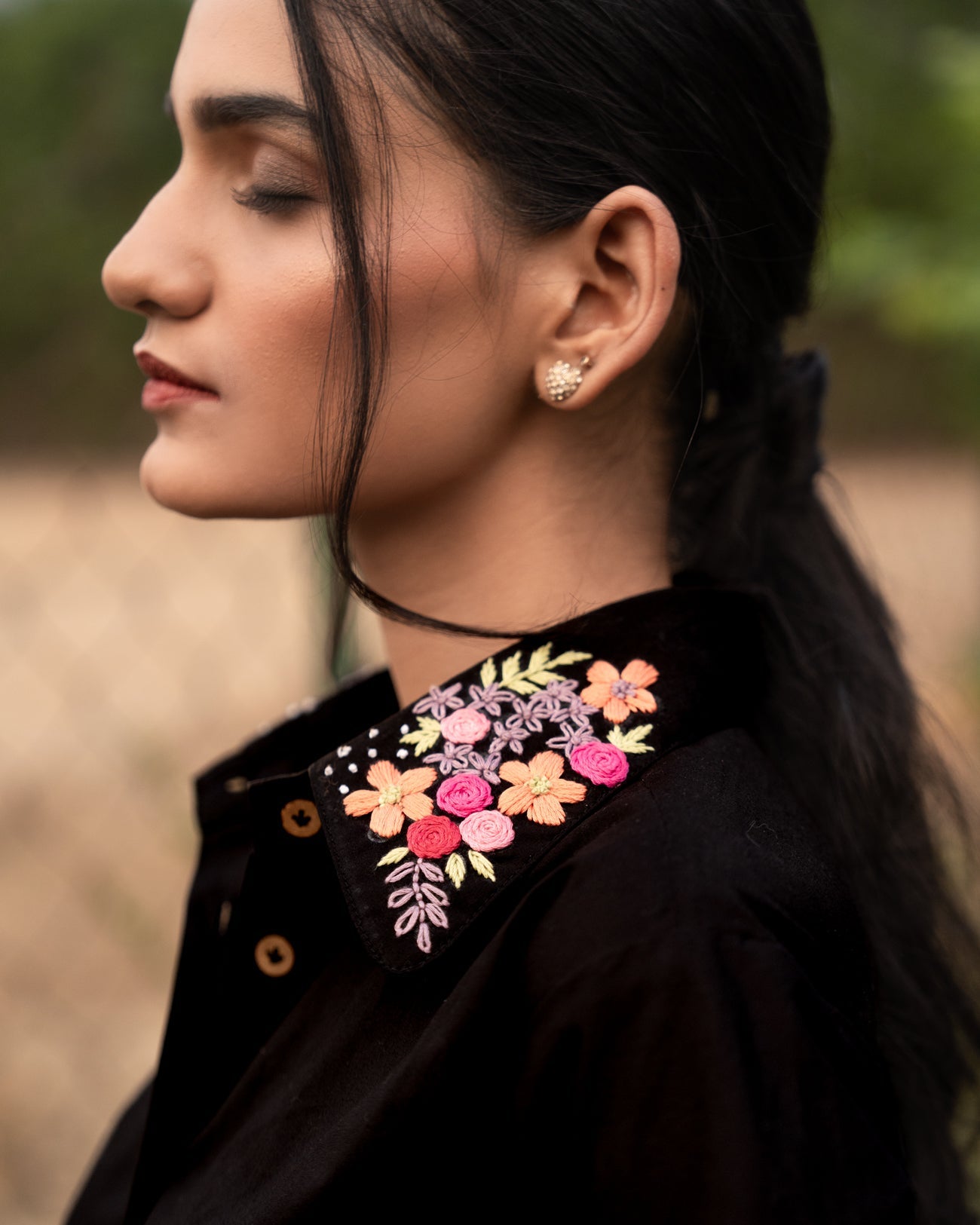 Myrra Hand-Embroidered Shirt – hand-embroidered 100% cotton – RASRA MAI