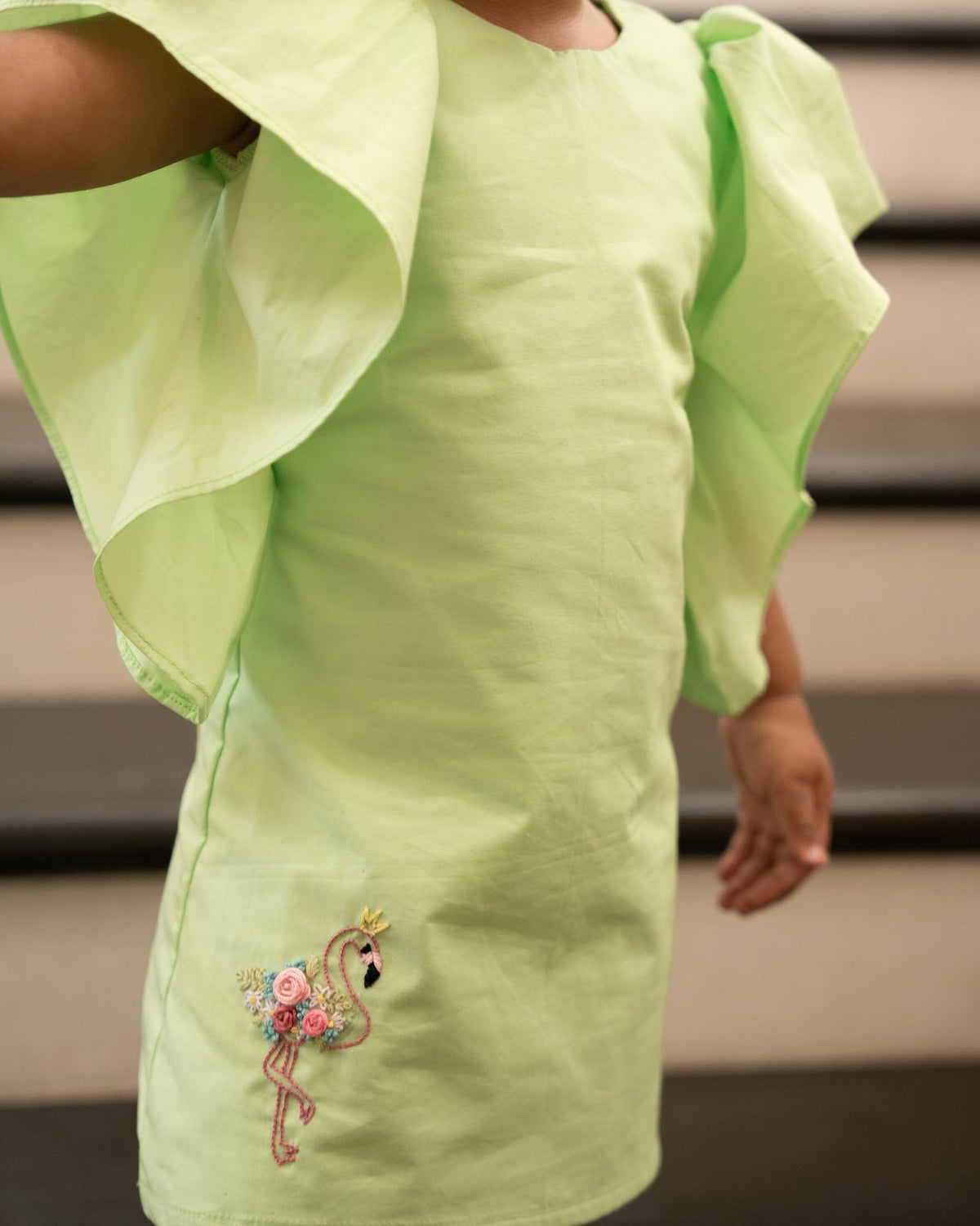 Raha Hand-Embroidered Dress – hand-embroidered 100% cotton – RASRA MAI