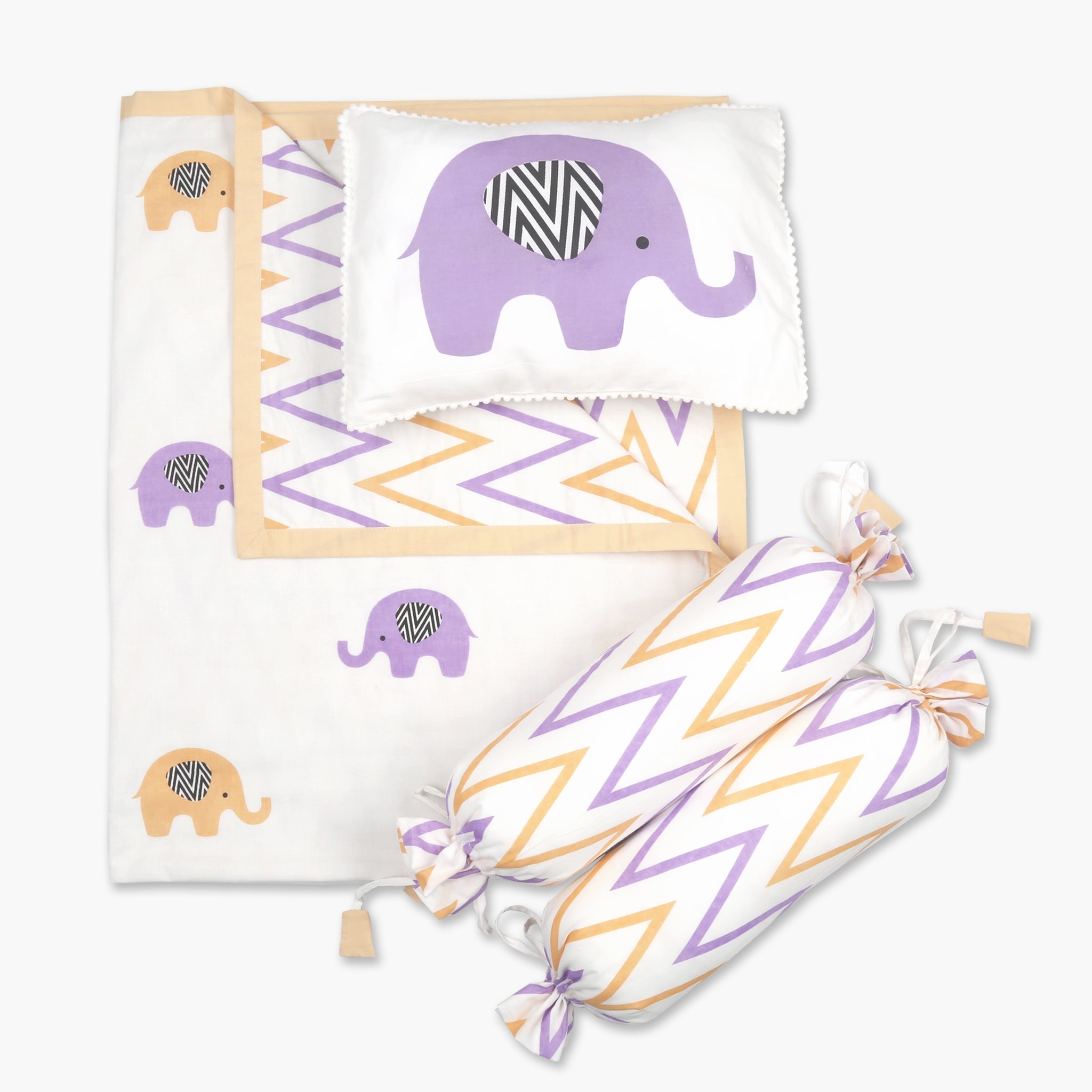 Crib bedding set - Oranges and Lemons