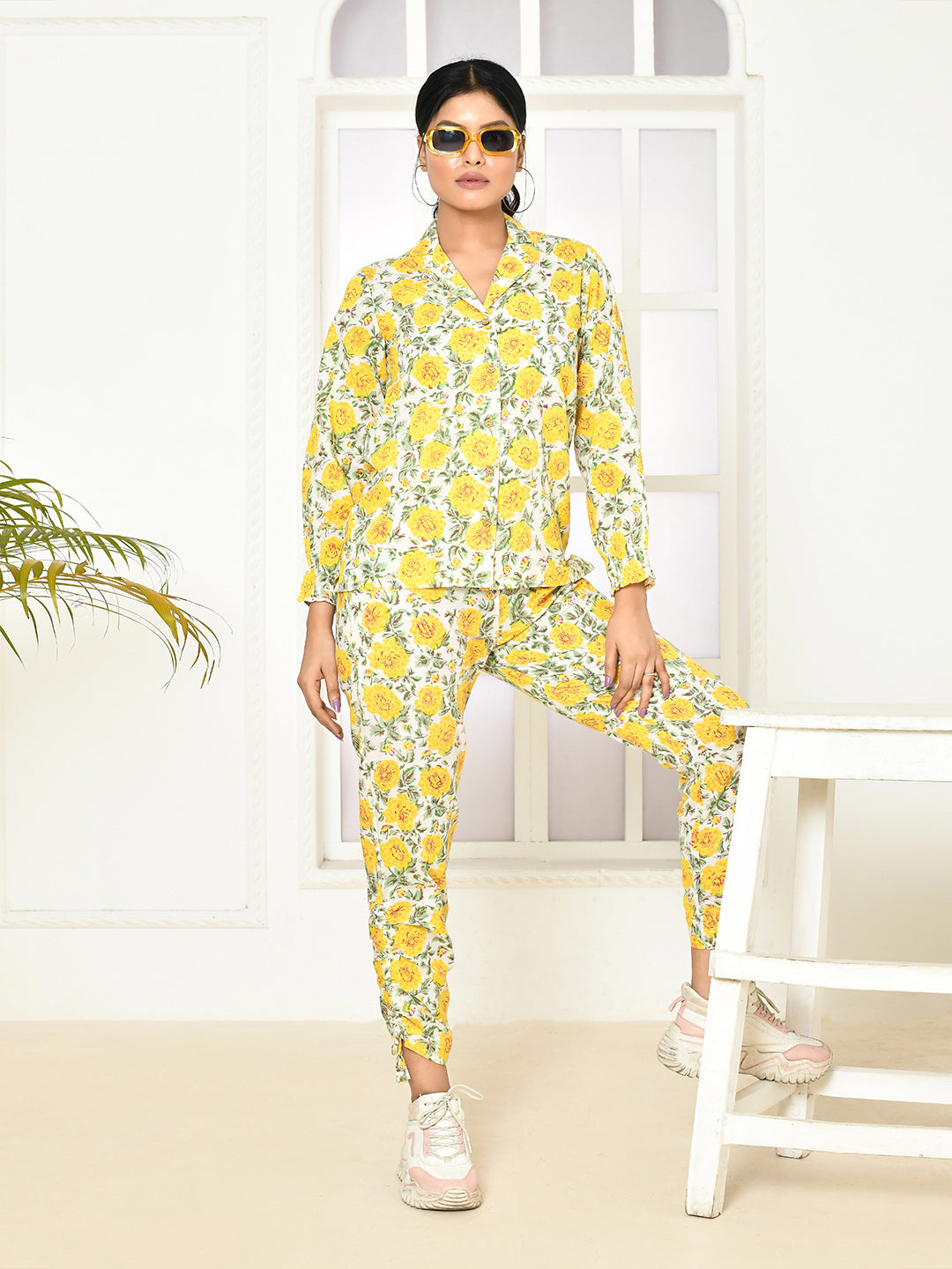 Elaura handprinted womens co ord sets-5