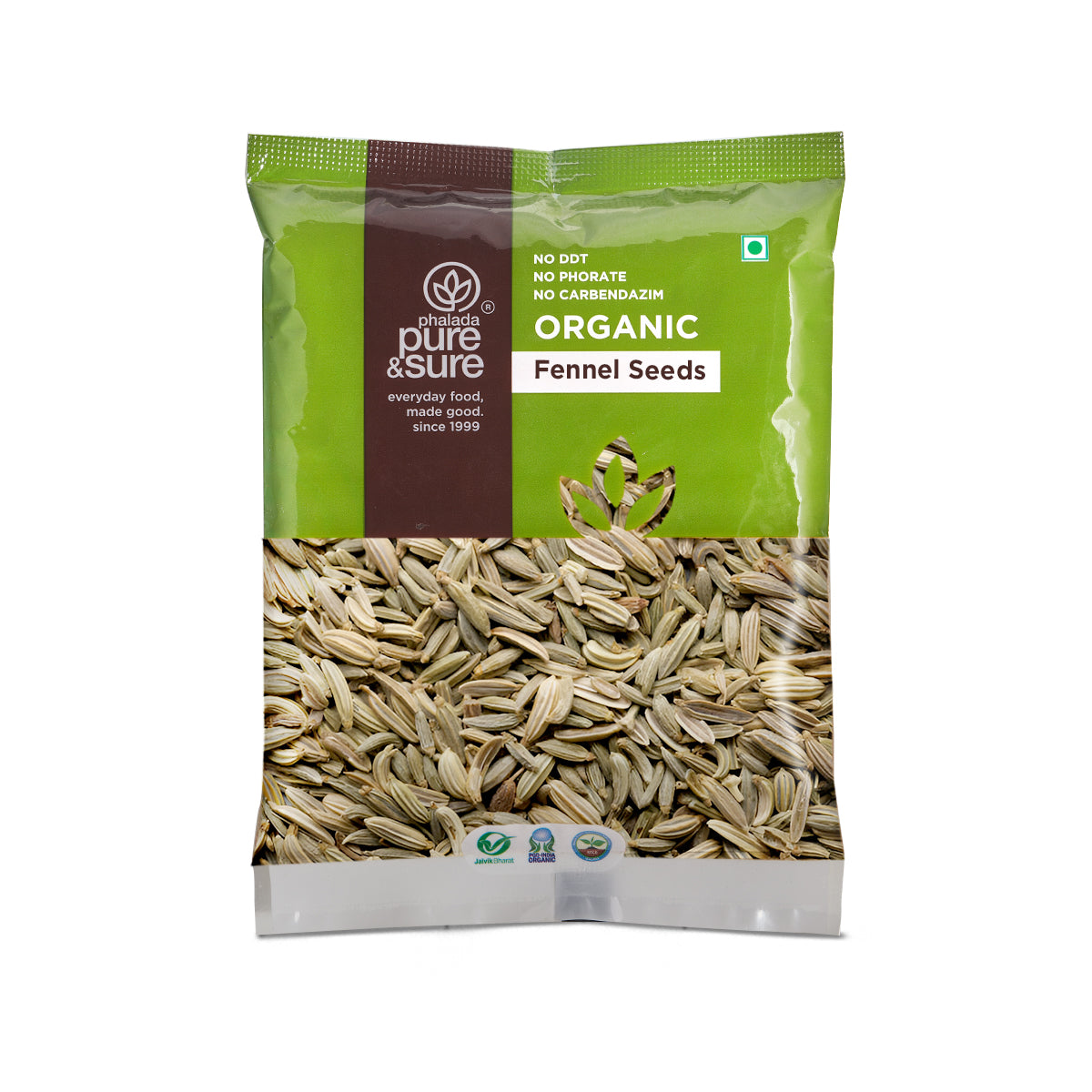 Phalada Pure and sure- Organic Fennel Seeds Front