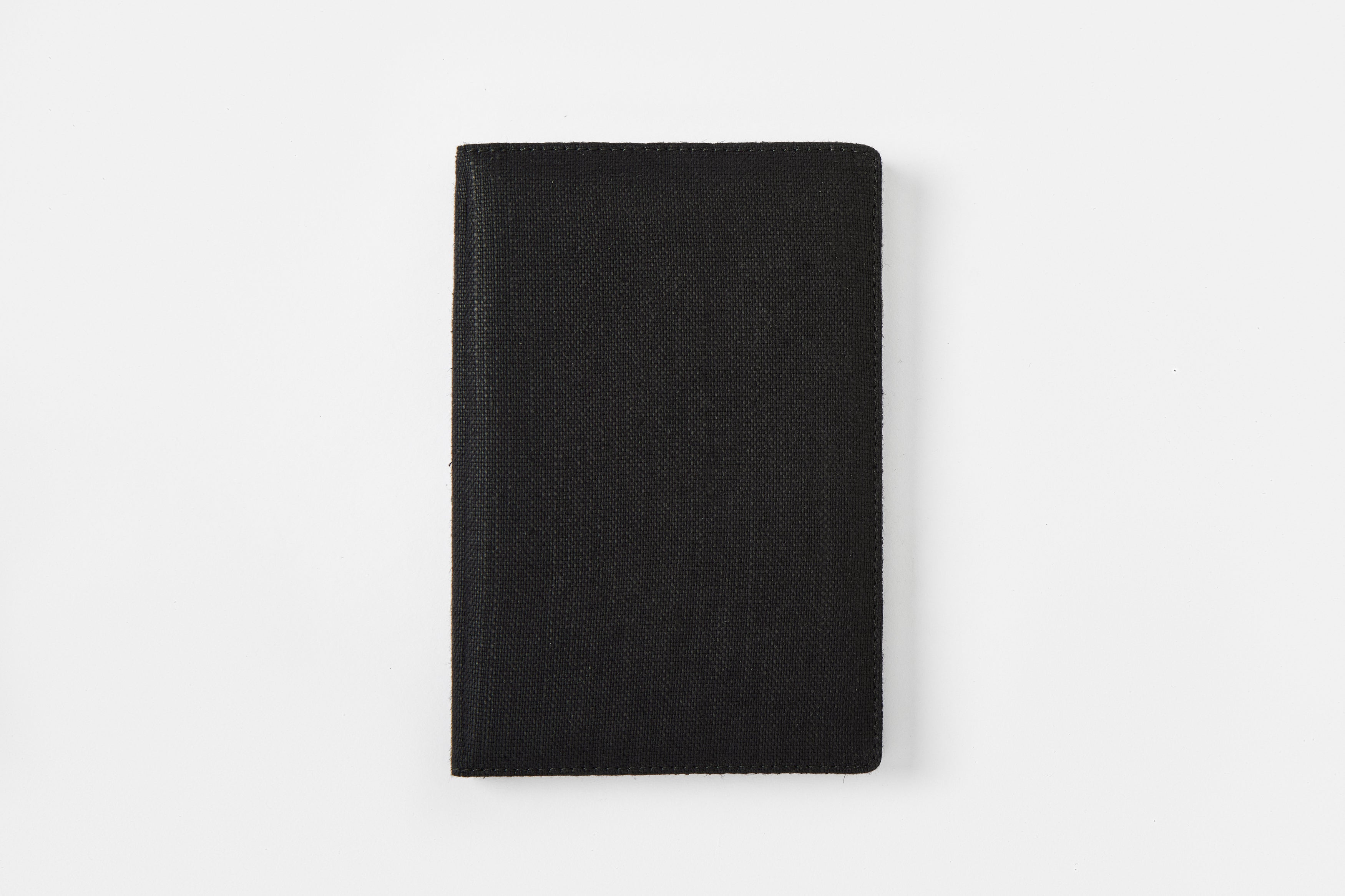 Hemp Dual Tone A5 Non-Dated Diary with Pocket in Blue-Grey | The Label Gaia