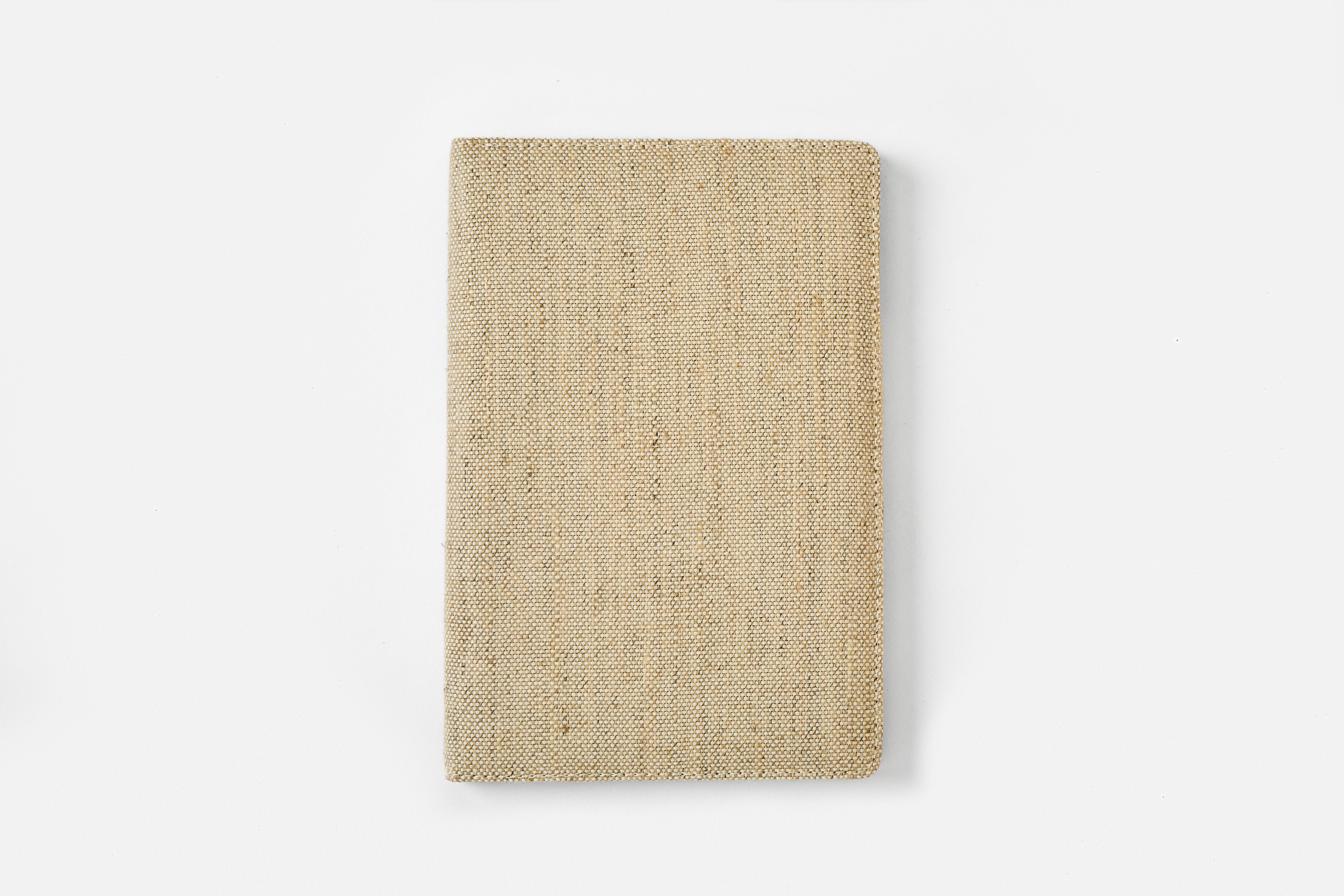 Hemp Dual Tone A5 Non-Dated Diary with Pocket in Navy-Olive | The Label Gaia