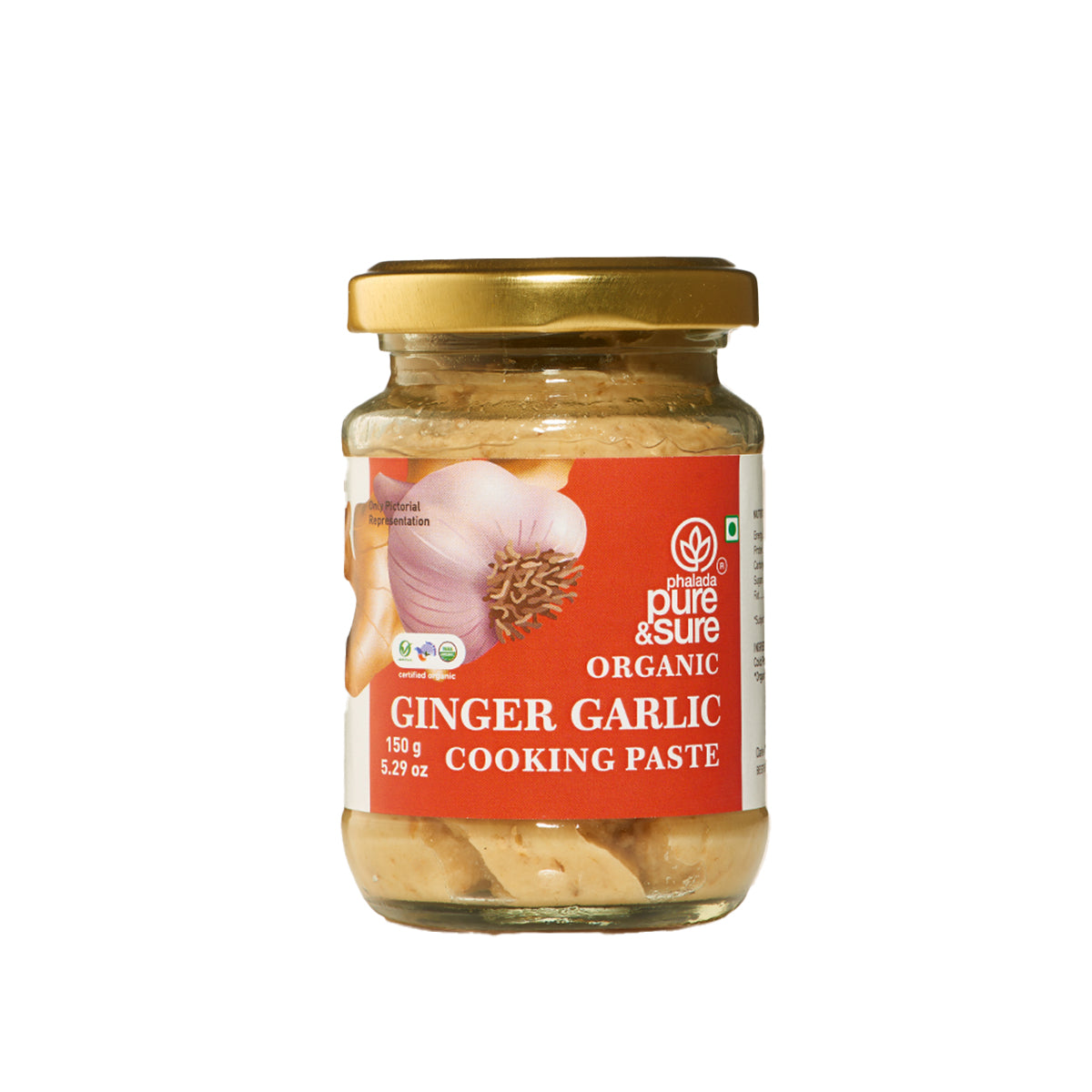 Phalada Pure and sure- Organic Ginger garlic Paste Front