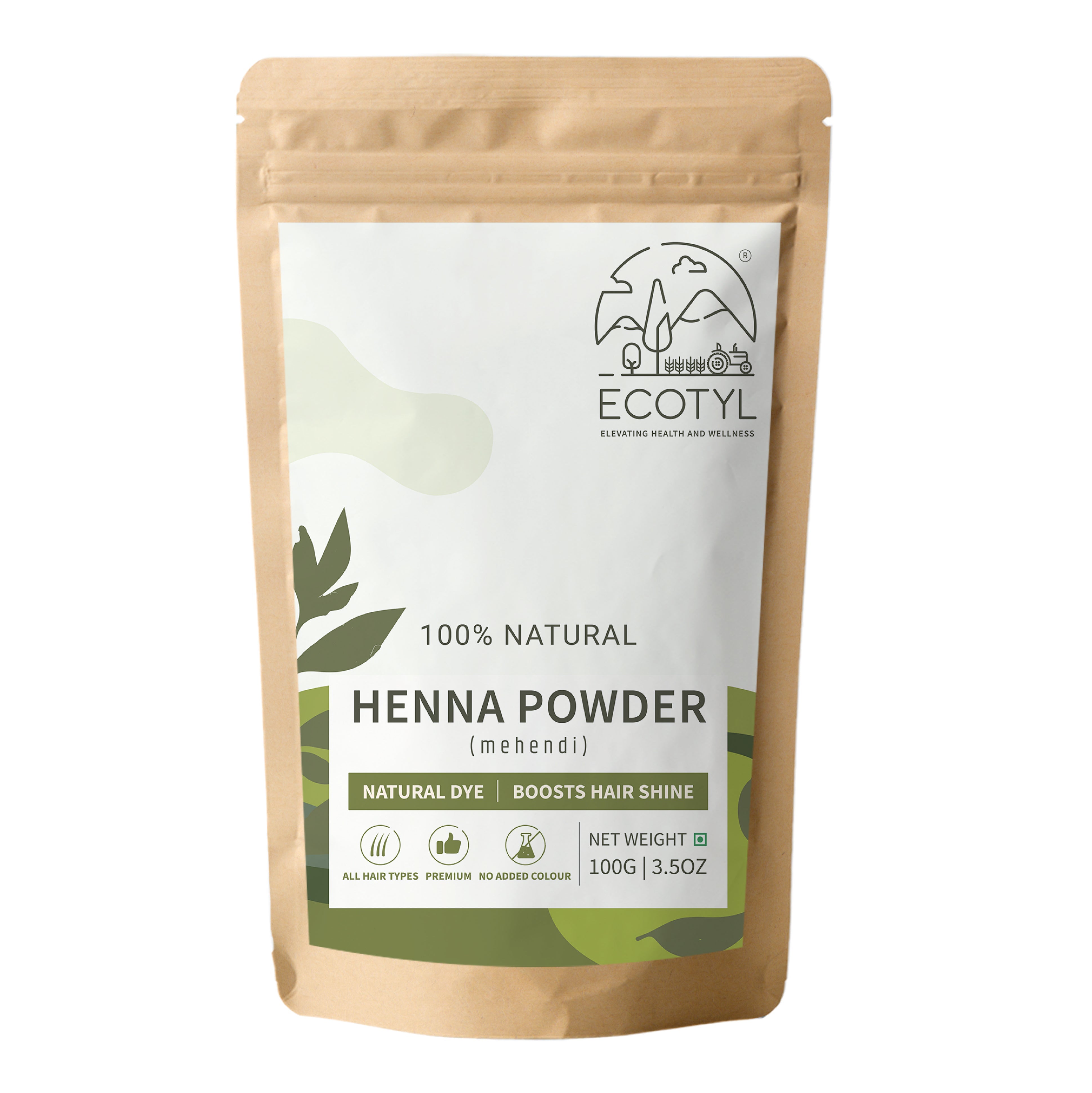 Henna Powder - Ecotyl - 100% Organic I Sustainable