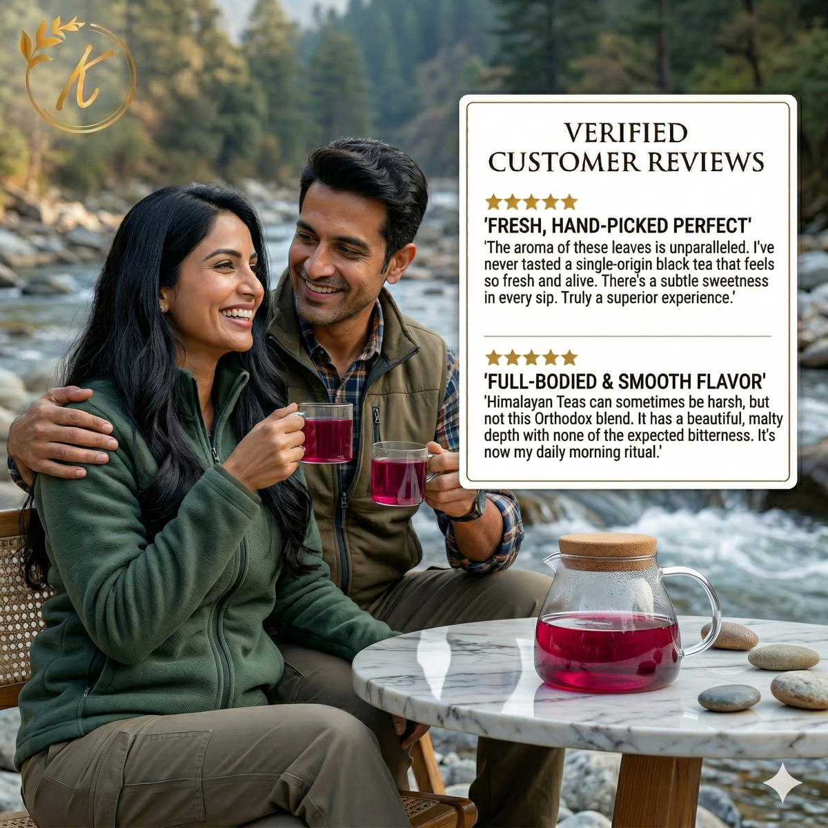 Customer reviews for BeauTEA hibiscus rose green tea – Kangra Tea House
