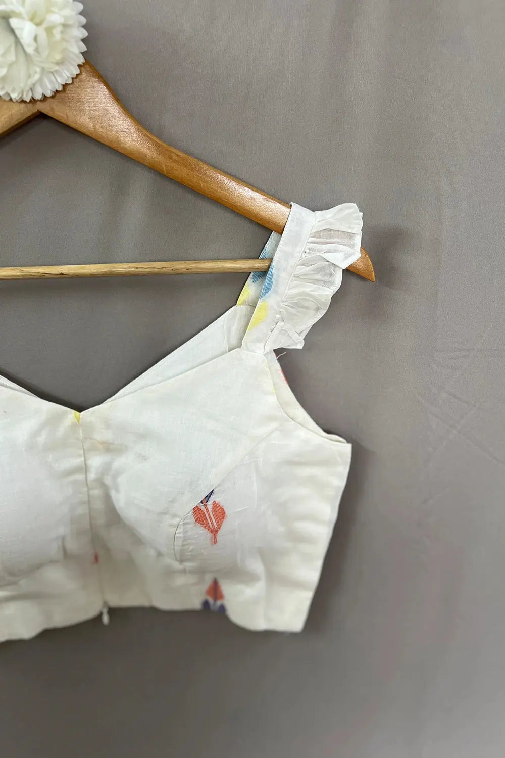 Saumya Jamdani Blouse-Sutra Art of Clothing