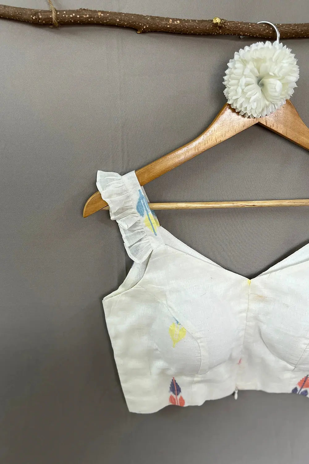 Saumya Jamdani Blouse-Sutra Art of Clothing