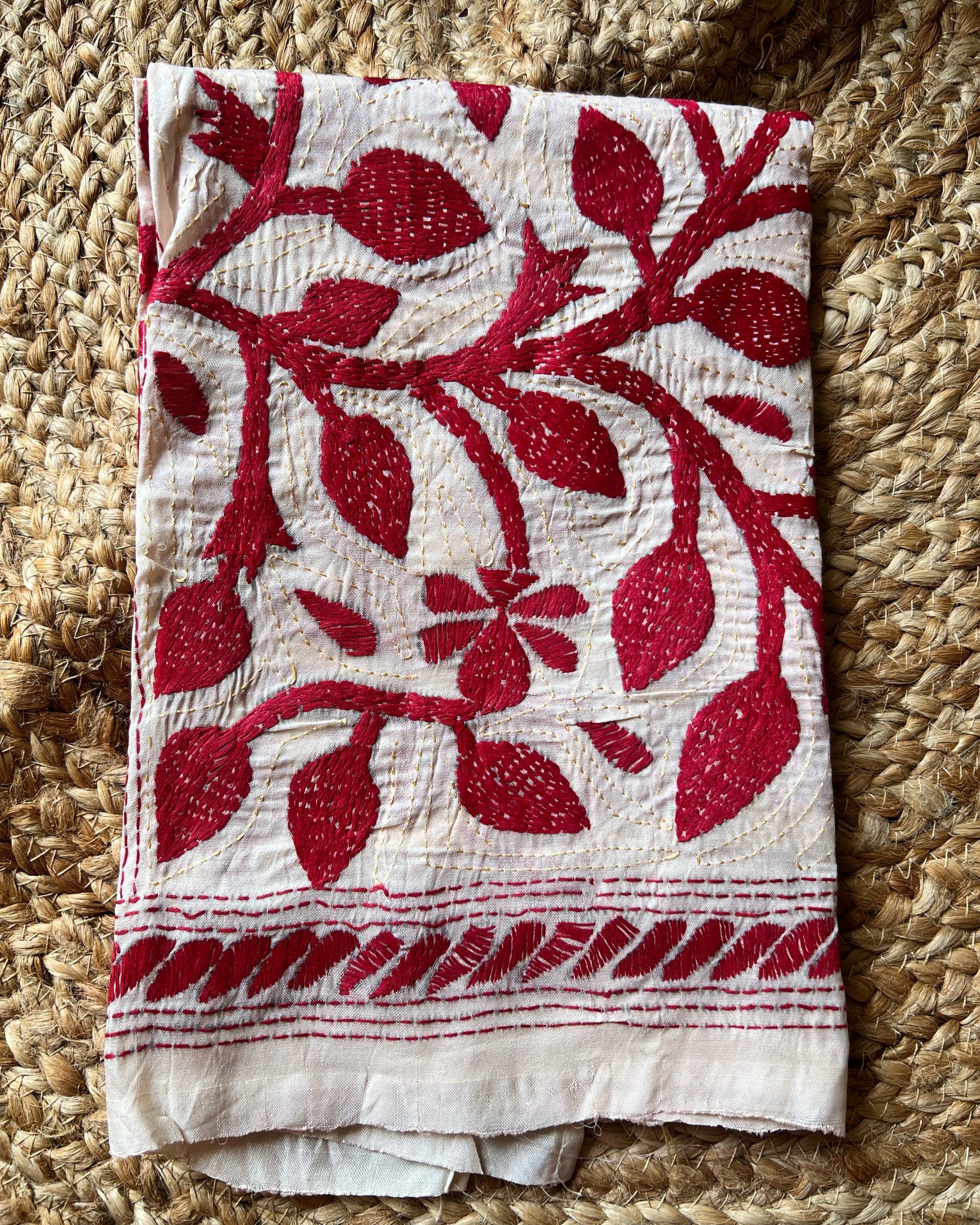 Multicolor floral tussar scarf with refined ethnic charm by Shop AaMe