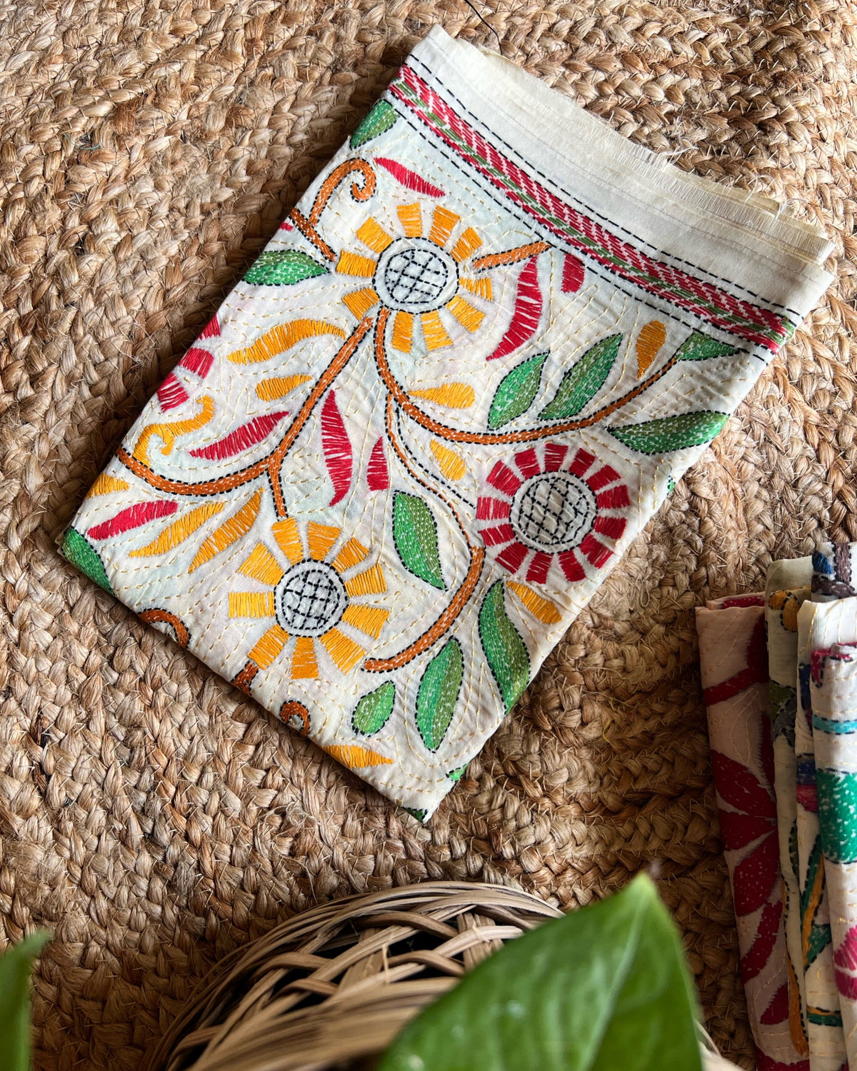 Multicolor tussar scarf with refined ethnic charm by Shop AaMe