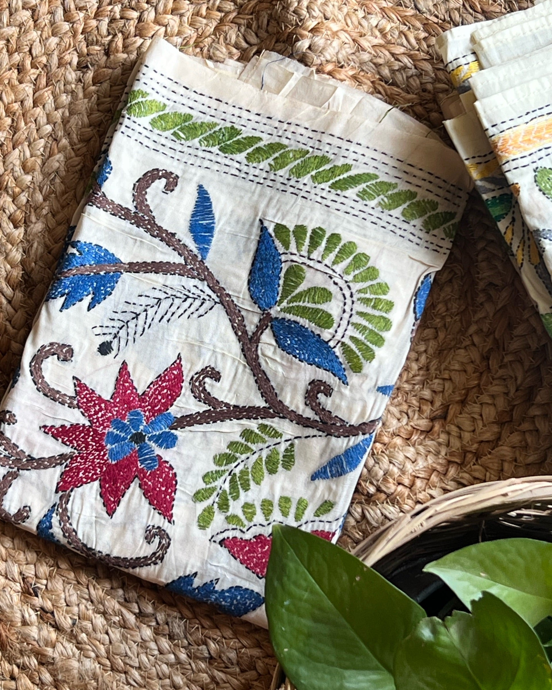 Multicolor tussar scarf with stylish ethnic charm by Shop AaMe
