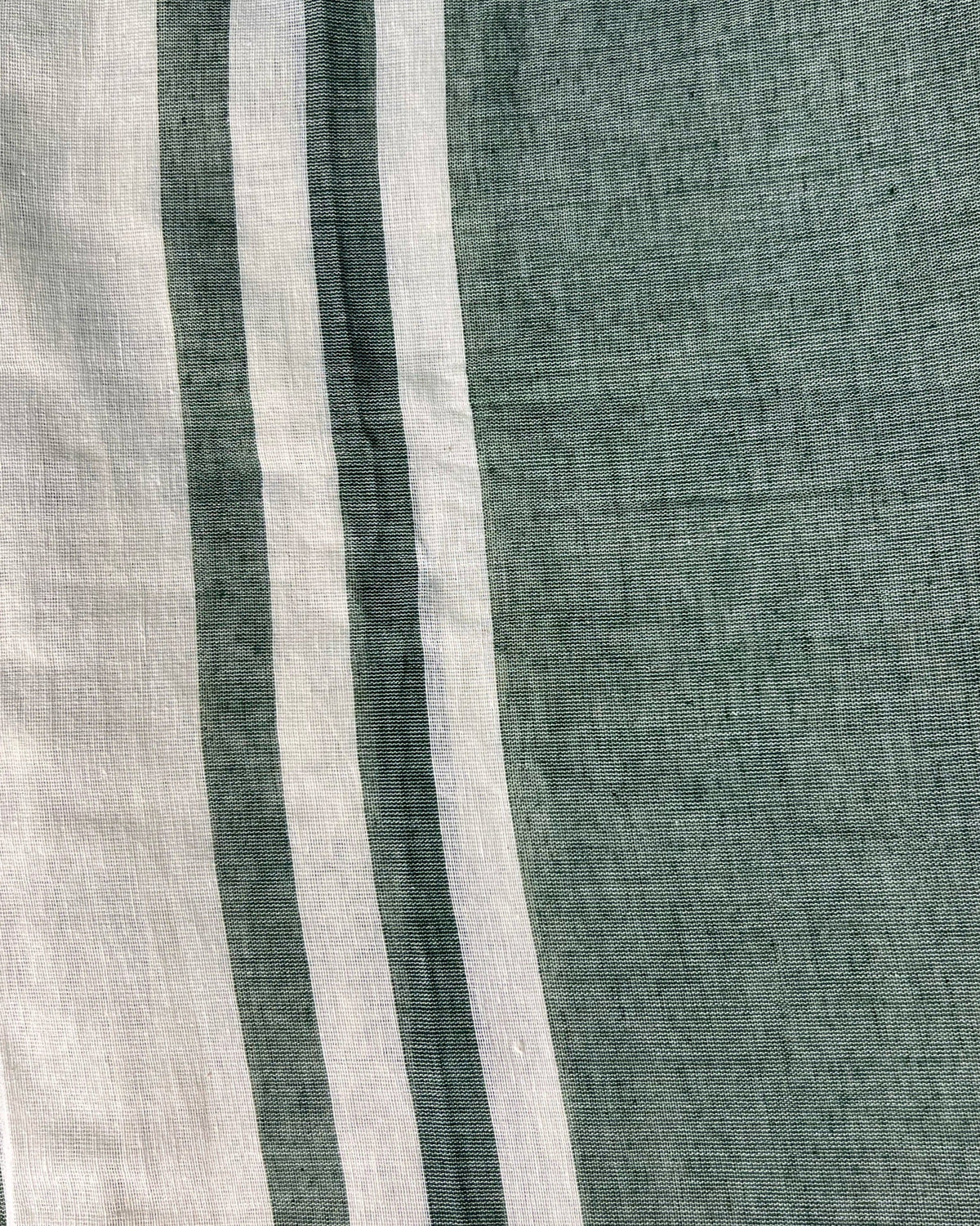 Itsy Bitsy Green khadi cotton saree by ShopAaMe crafted for elegant everyday wear