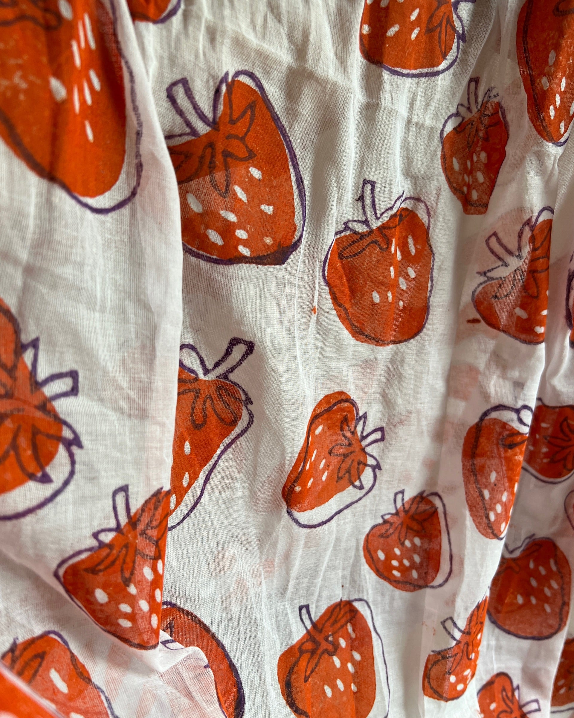 Hand block printed white cotton saree for everyday and occasion wear