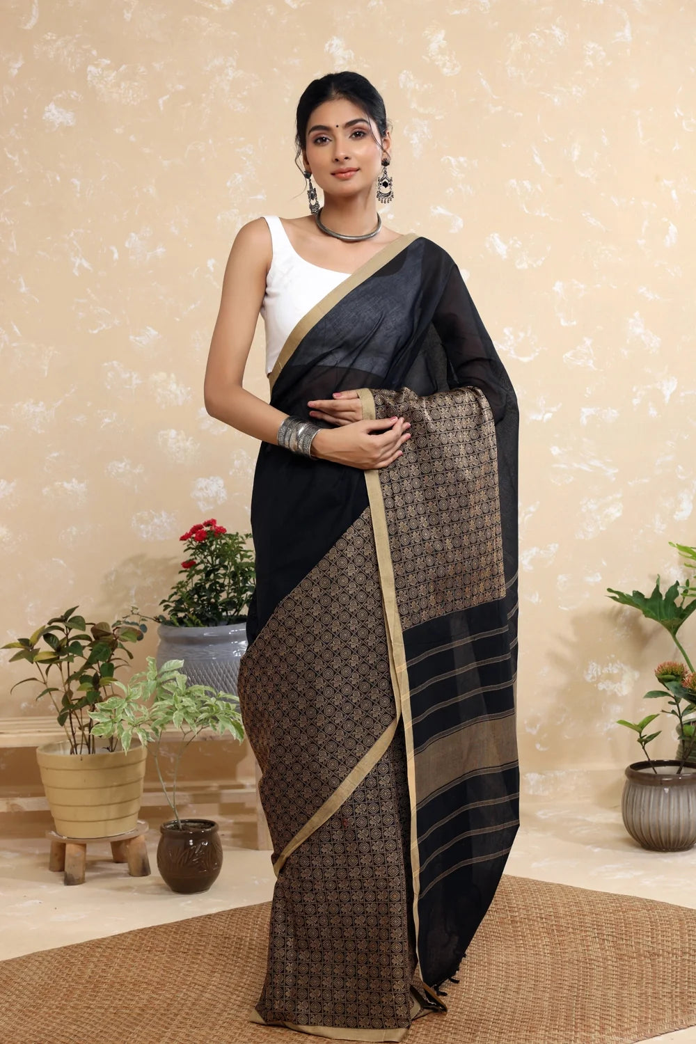 Basic Safed Blouse-Sutra Art of Clothing
