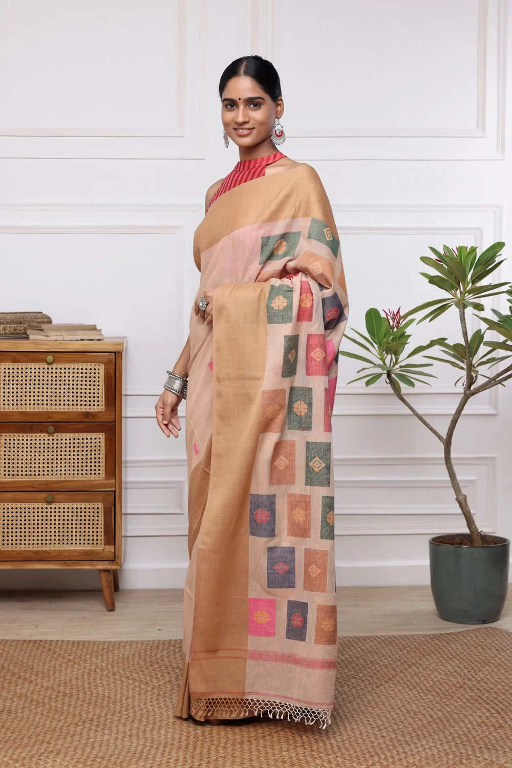 Crimson Blouse-Sutra Art of Clothing