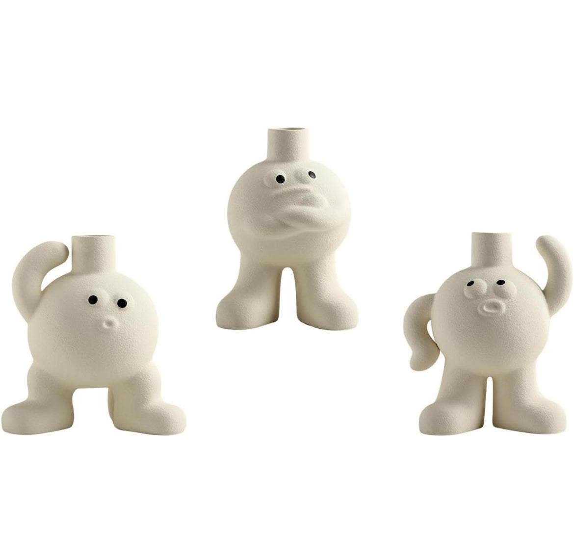 Big feet Flower vase hugging chest - https://artecasa.in/