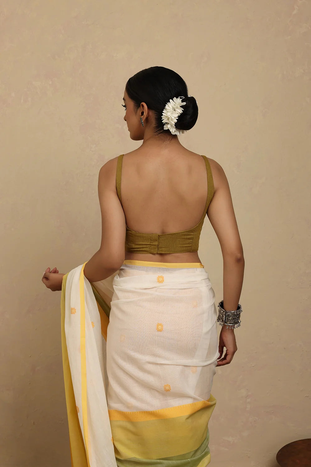 Green Cotton Blouse-Sutra Art of Clothing
